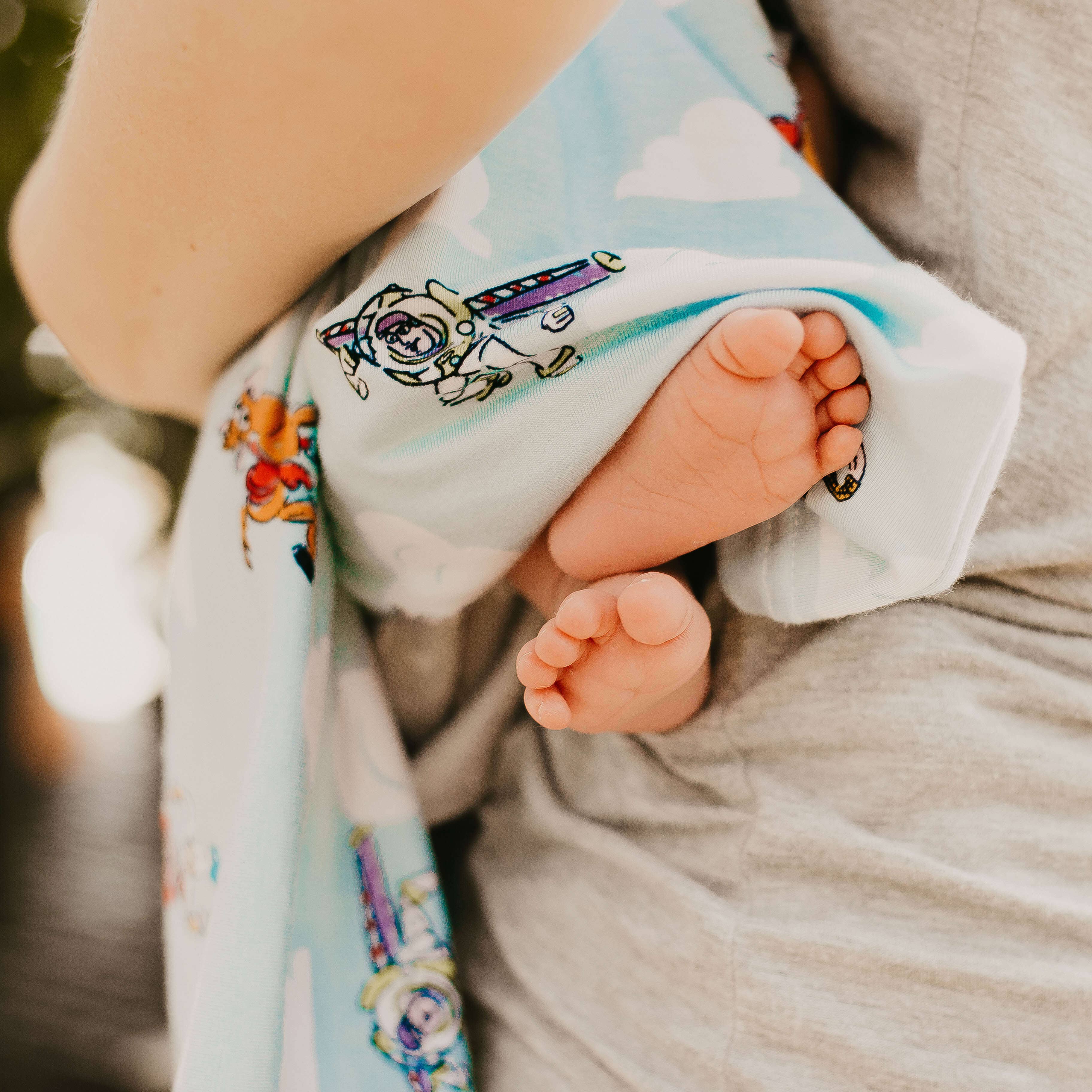 Disney Pixar Toy Story Swaddle Receiving Baby Blanket