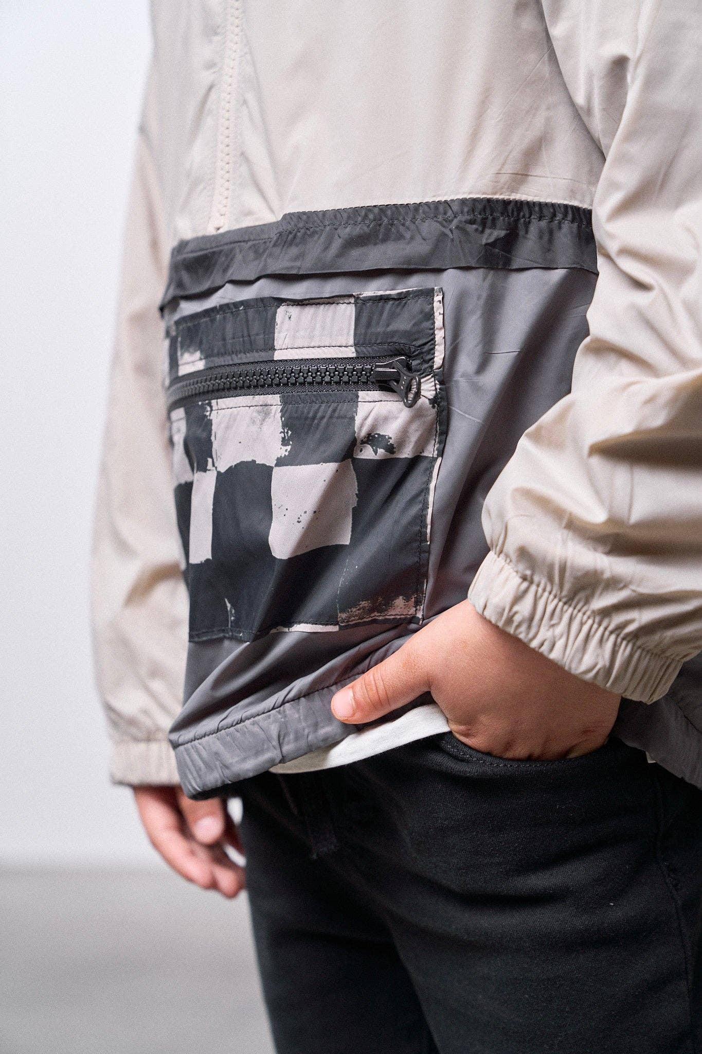 Check Block Windbreaker