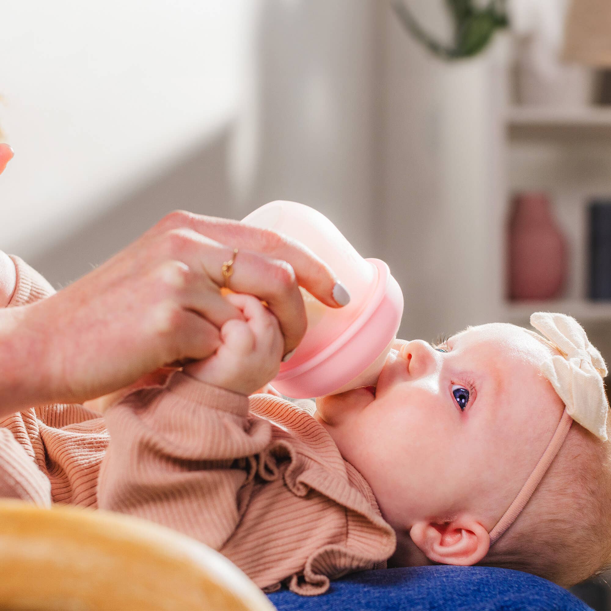 TOMY Boon Nursh Bottle - 3 Bottles Baby Feeding Bottle Set for Infants and Newborns