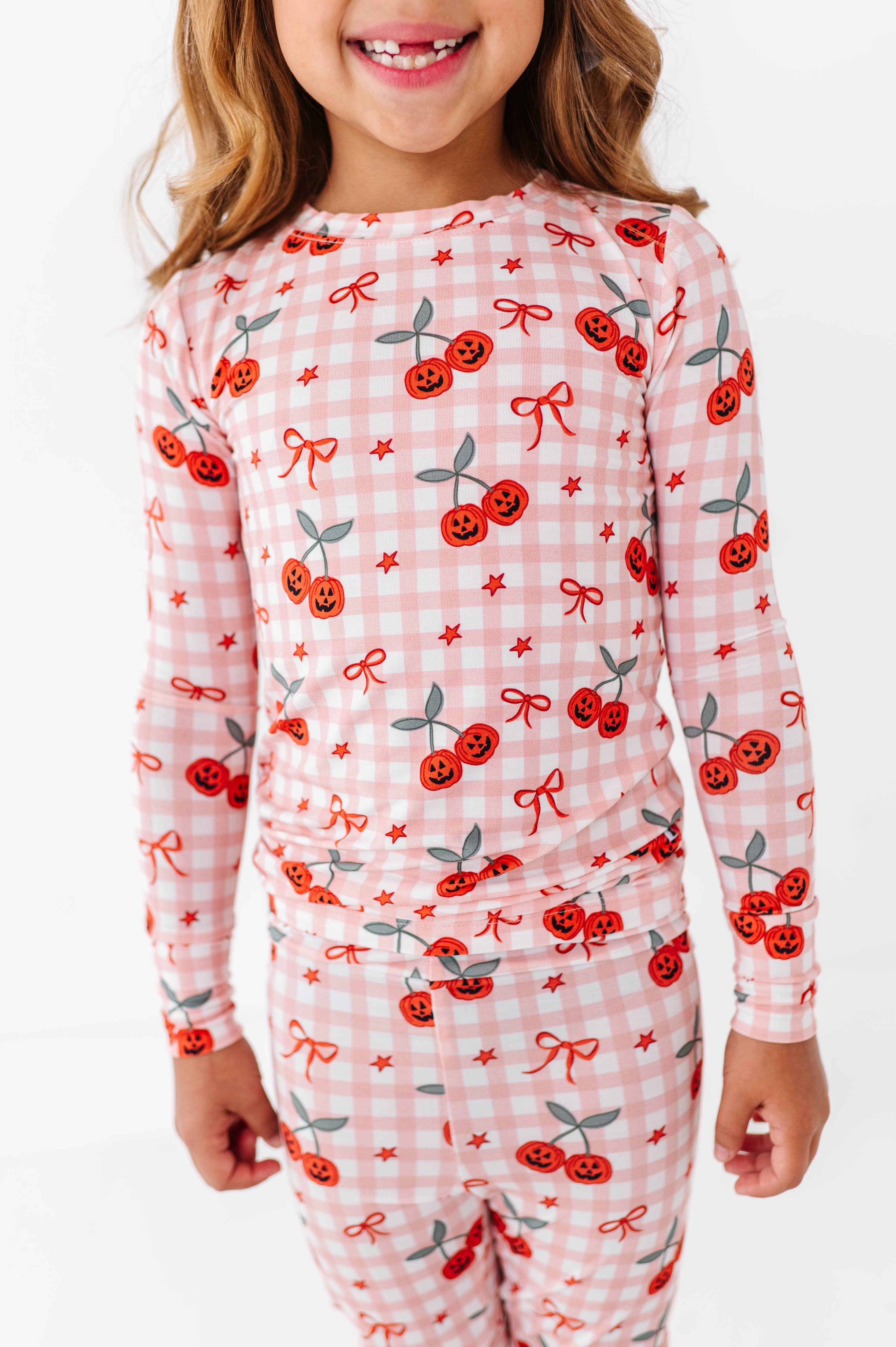 Pumpkin Cherry Kids Pajamas