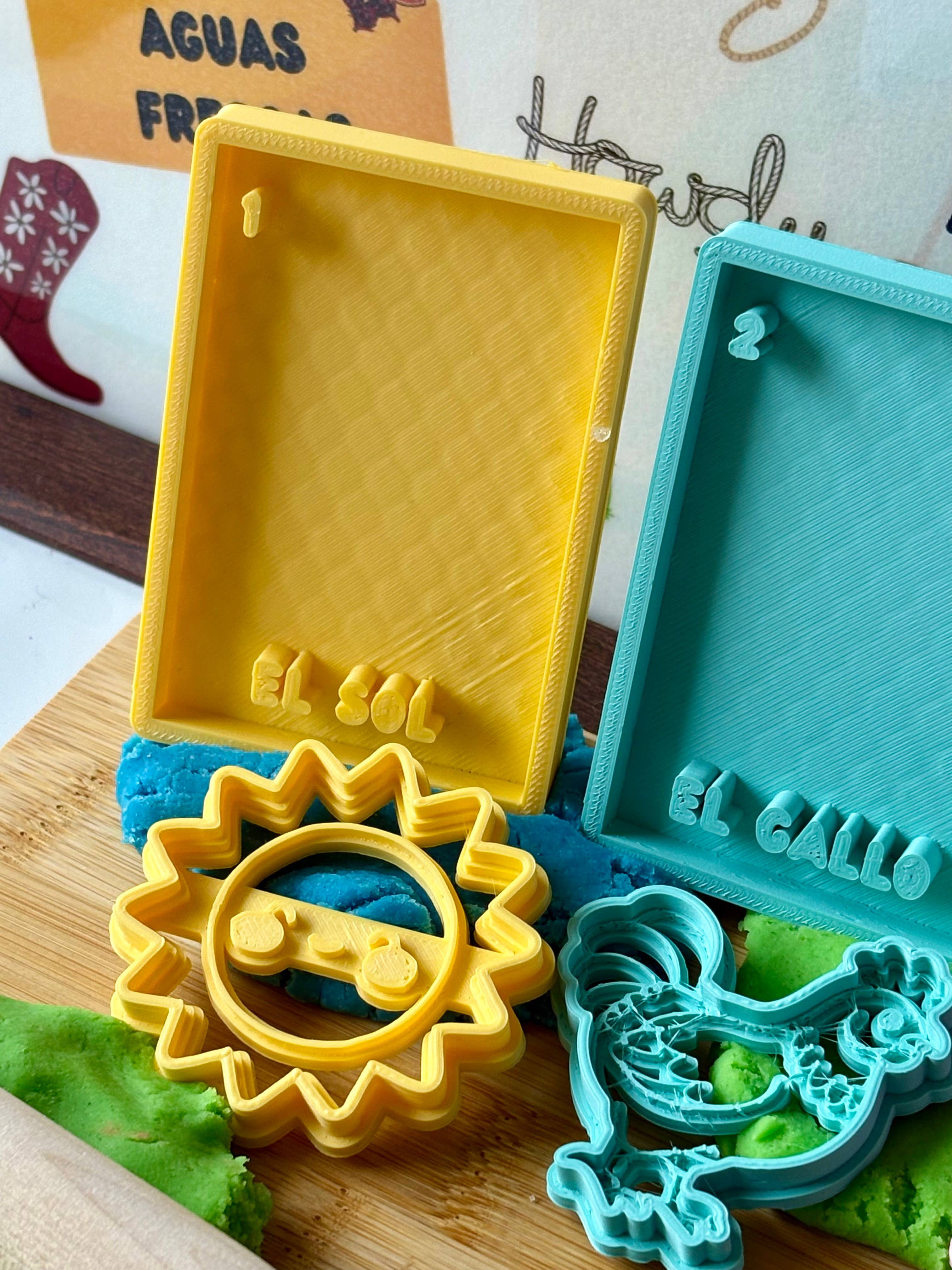 ¡Lotería! – Bilingual Play Dough & Sensory Kit