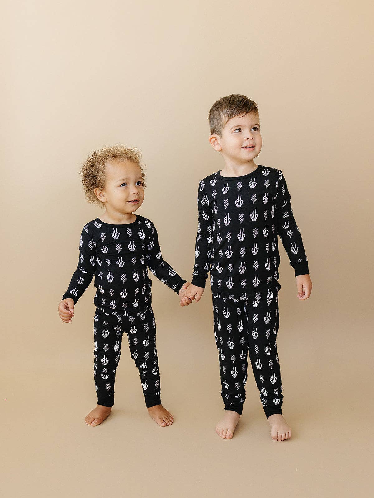 Halloween Bamboo Toddler & Kids Two Piece Set | Skelly Vibes