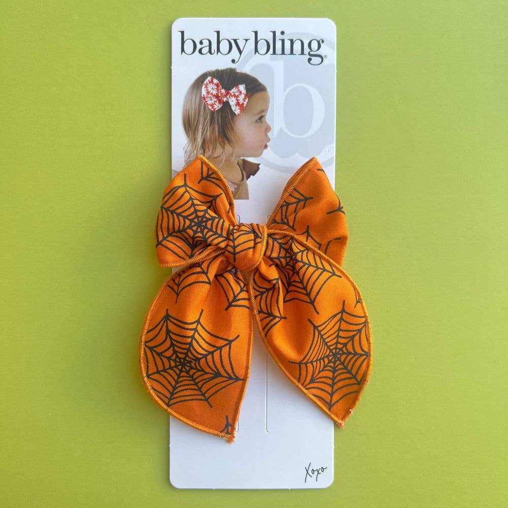 BELLE CLIP: Orange Web