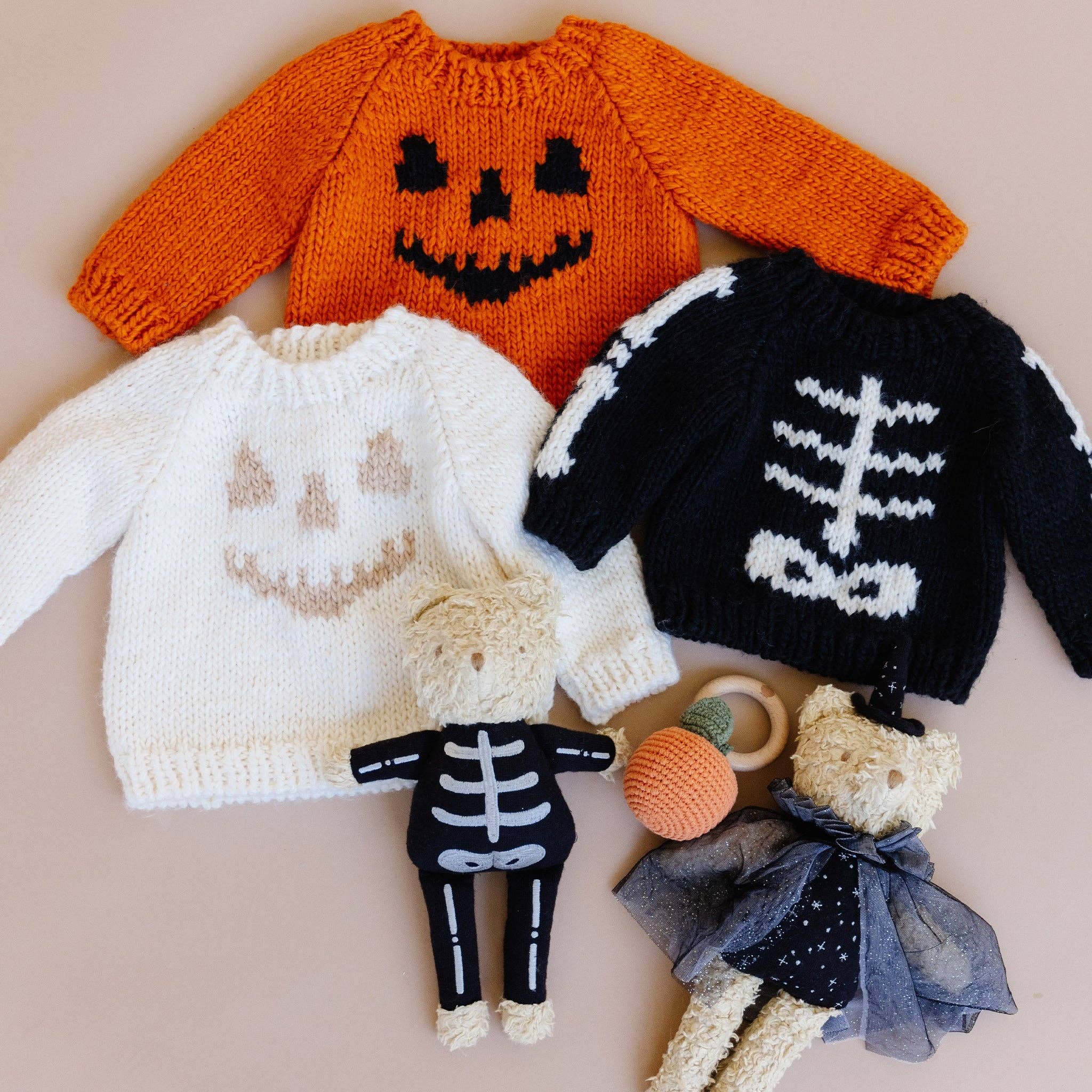 Skeleton Sweater Baby Kid Halloween Costume Fall