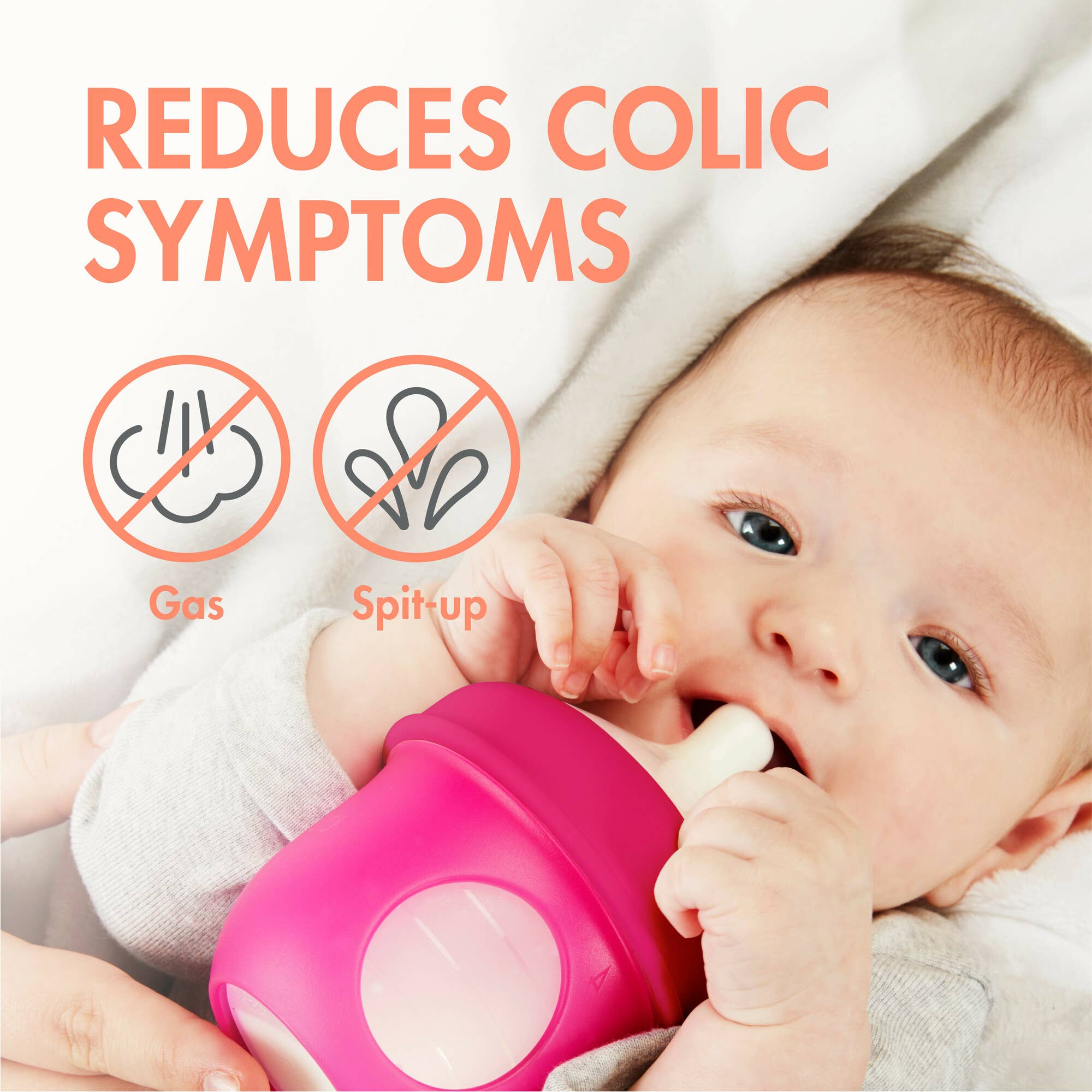 TOMY Boon Nursh Bottle - 3 Bottles Baby Feeding Bottle Set for Infants and Newborns