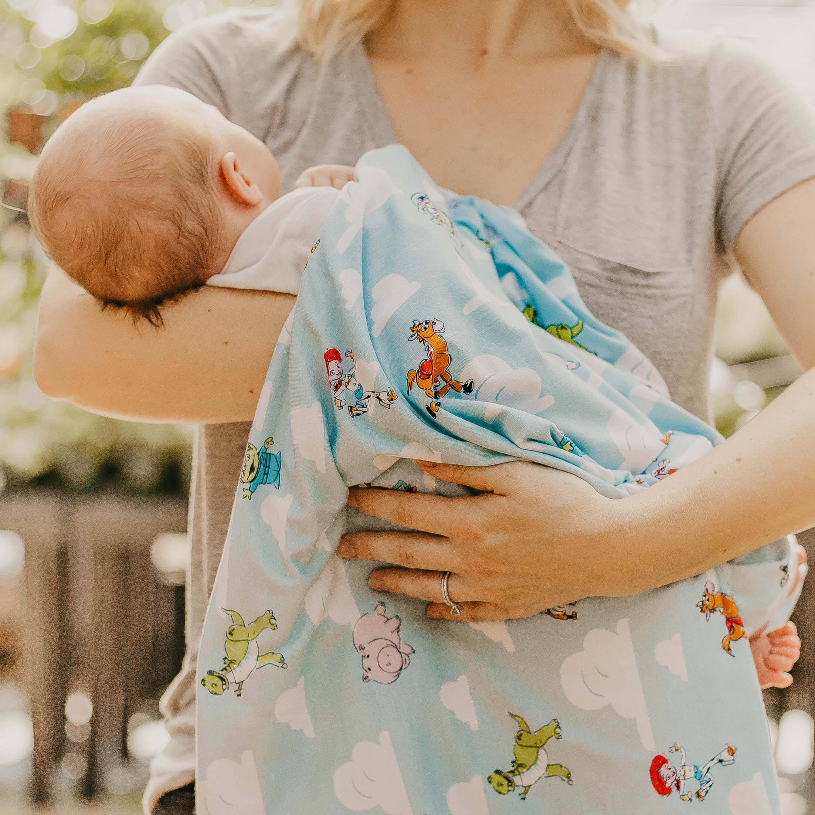 Disney Pixar Toy Story Swaddle Receiving Baby Blanket