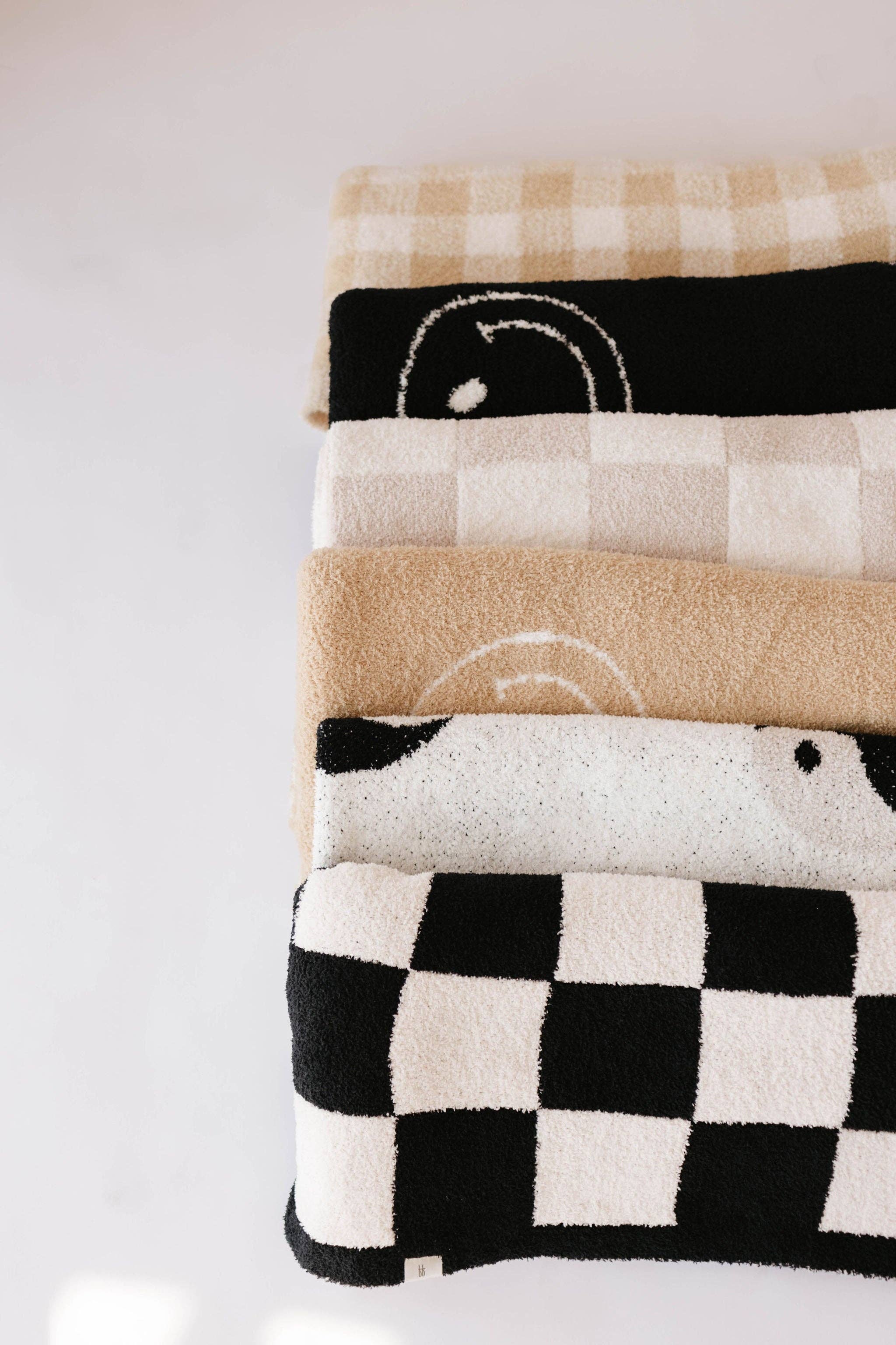 Plush Blanket | Black & White Yin Yang - ADULT
