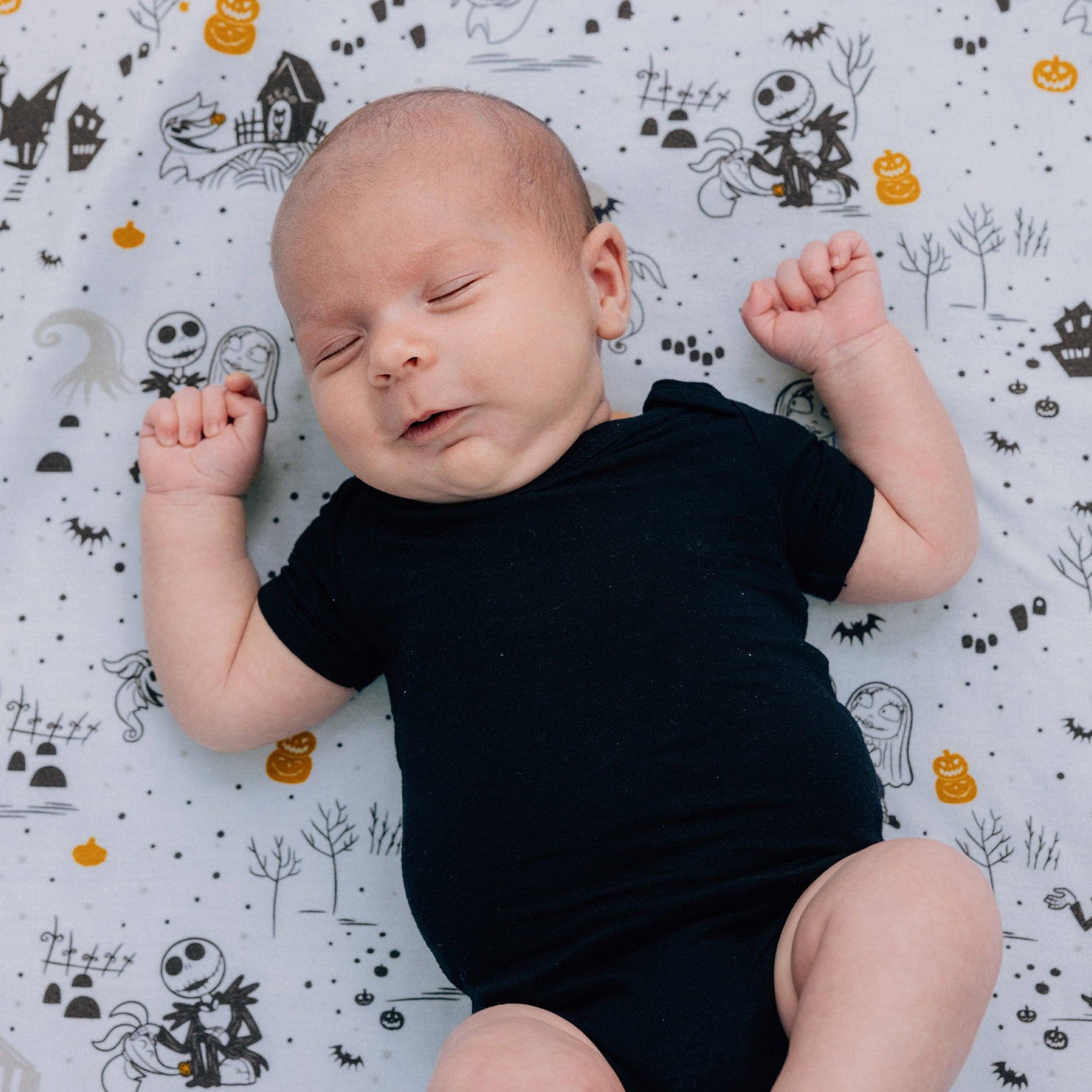 Disney Nightmare Before Christmas Swaddle Baby Blanket