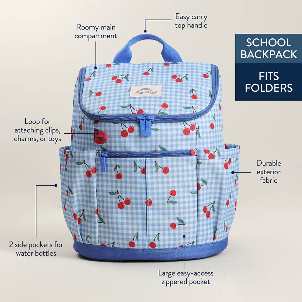 Itzy Explorer Big Kids Backpack: Cherry on Top