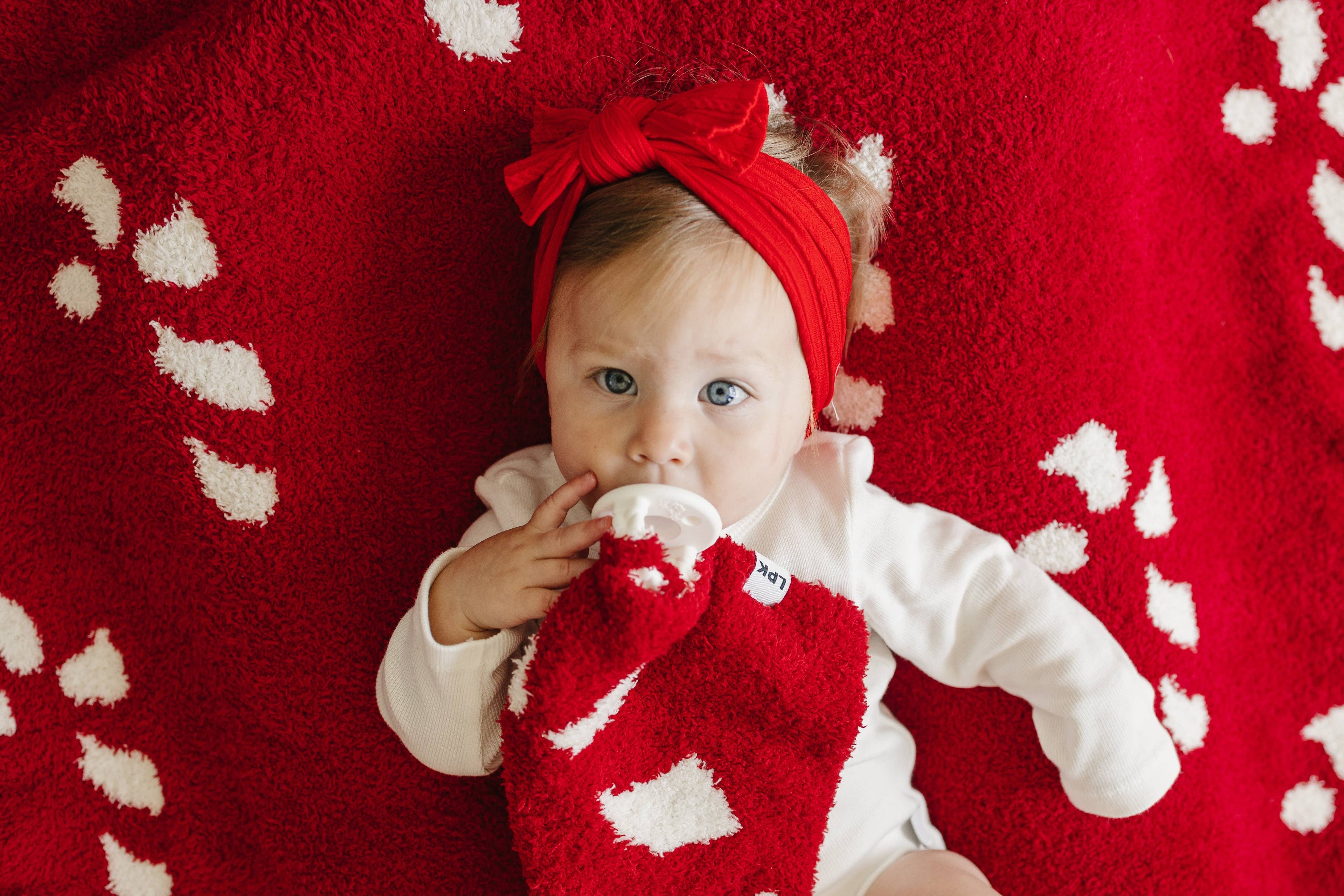 Christmas Fuzzy Blanket | Candy Cane