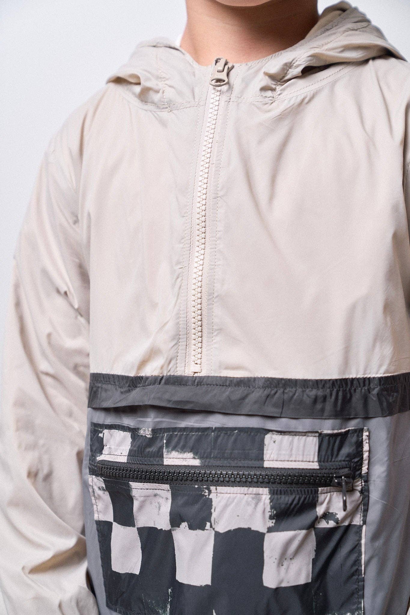 Check Block Windbreaker