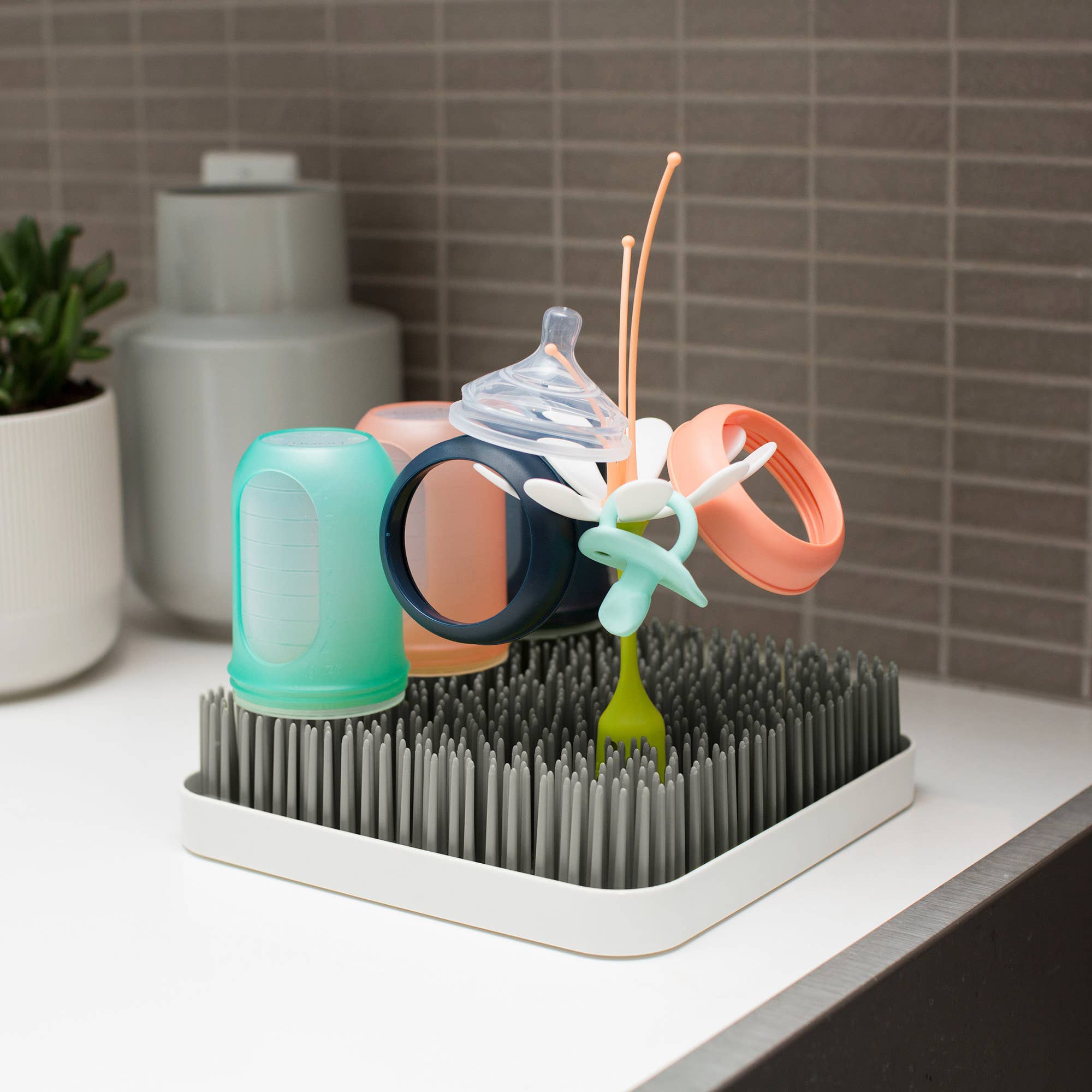 TOMY Boon Grass Drying Rack - Gray