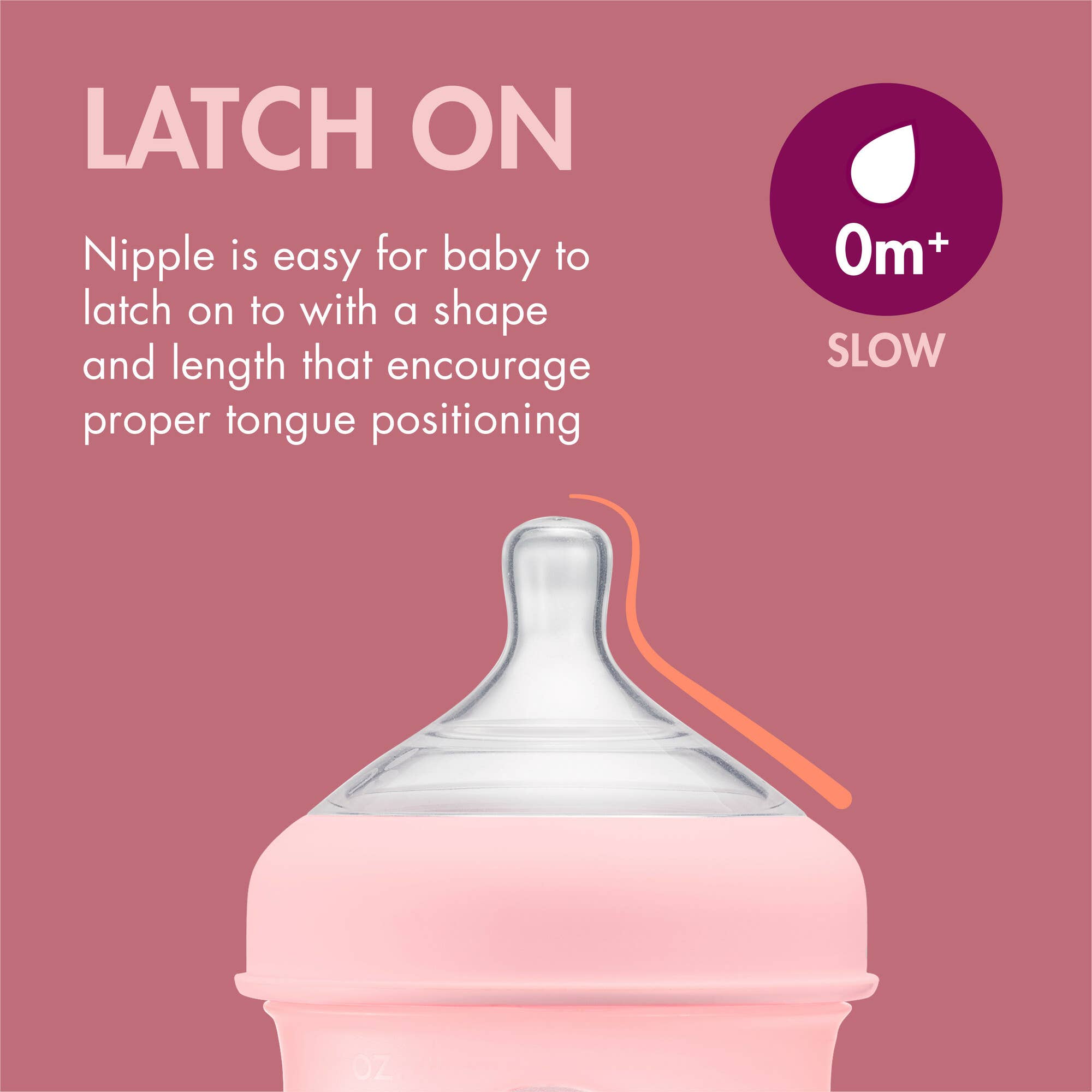 TOMY Boon Nursh Bottle - 3 Bottles Baby Feeding Bottle Set for Infants and Newborns