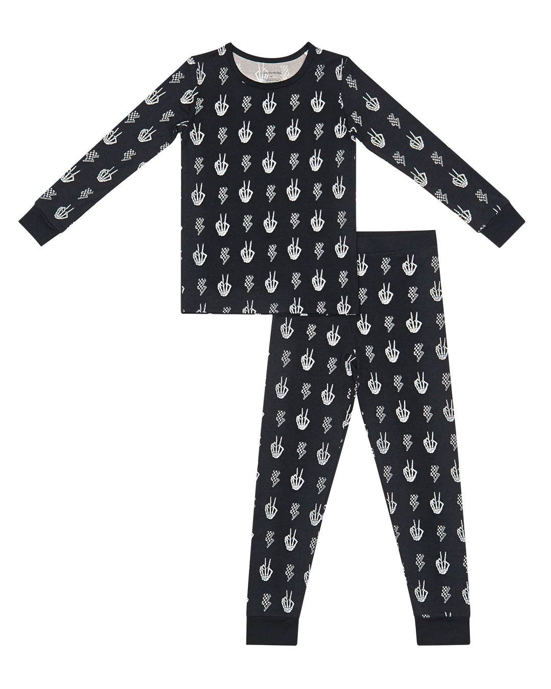 Halloween Bamboo Toddler & Kids Two Piece Set | Skelly Vibes
