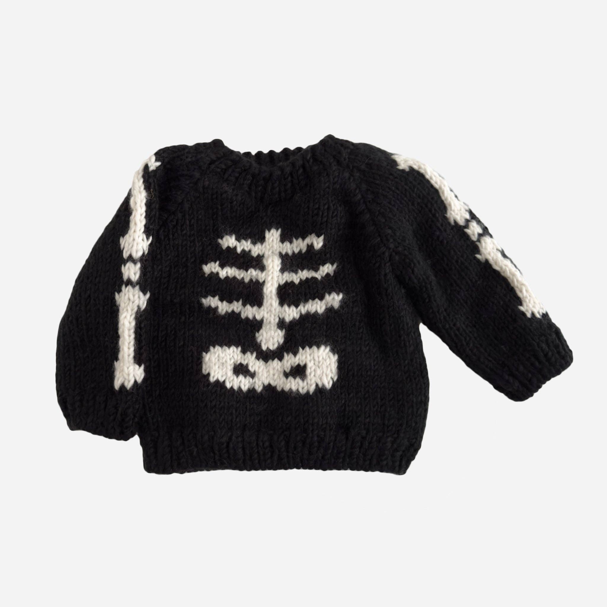 Skeleton Sweater Baby Kid Halloween Costume Fall