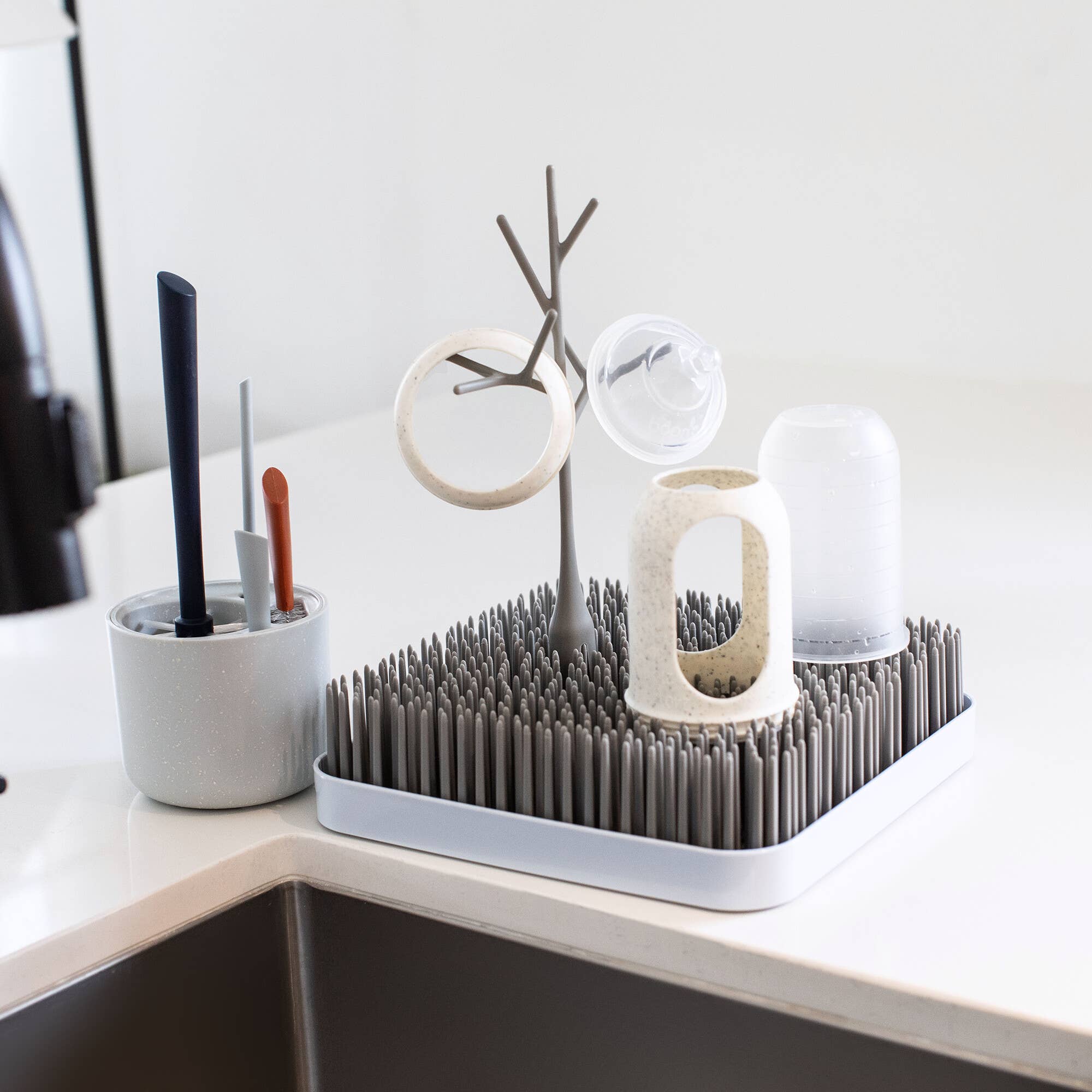 TOMY Boon Grass Drying Rack - Gray