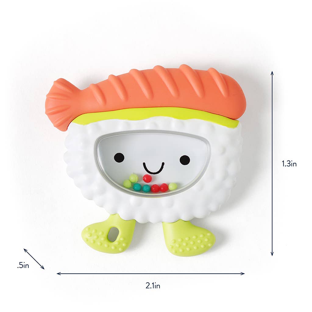 Sushi Teething and Rattle Toy