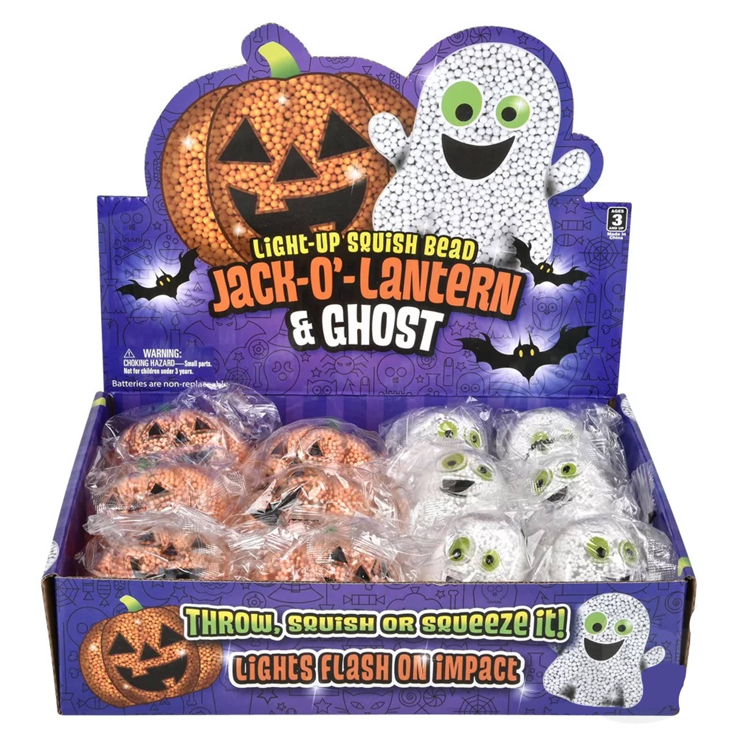 Light Up Halloween Squishy Toys