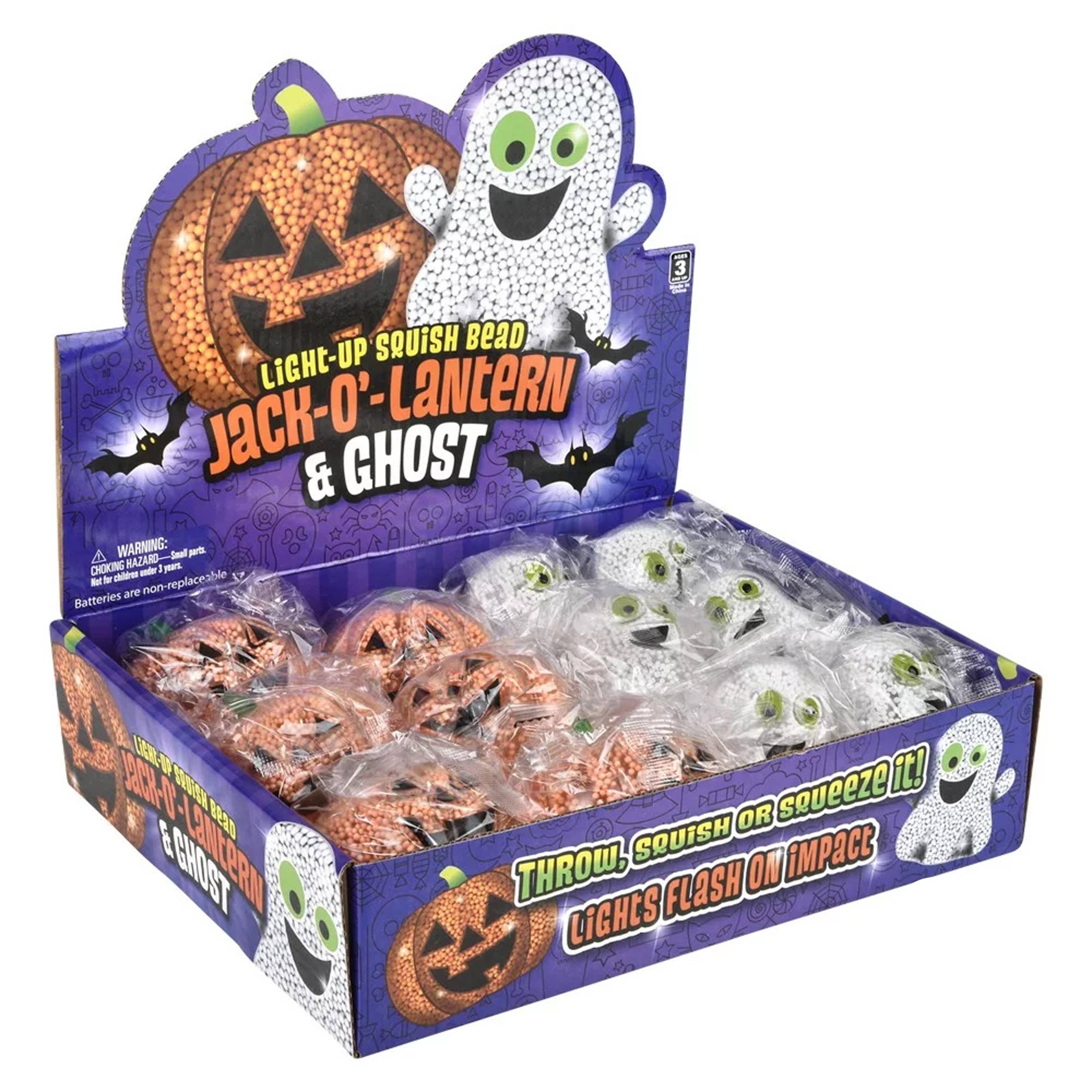 Light Up Halloween Squishy Toys