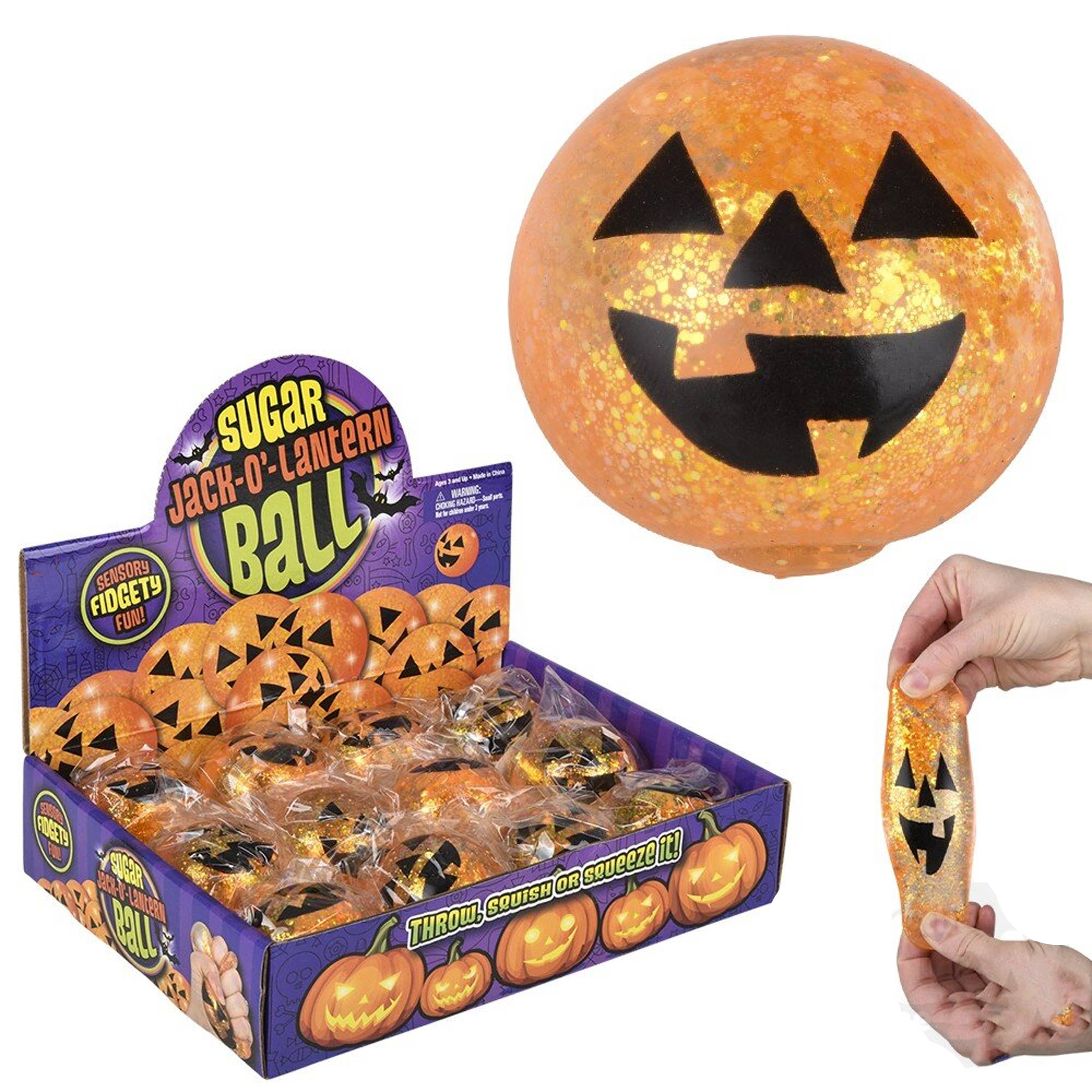 Jack O Lantern Squeezy Ball