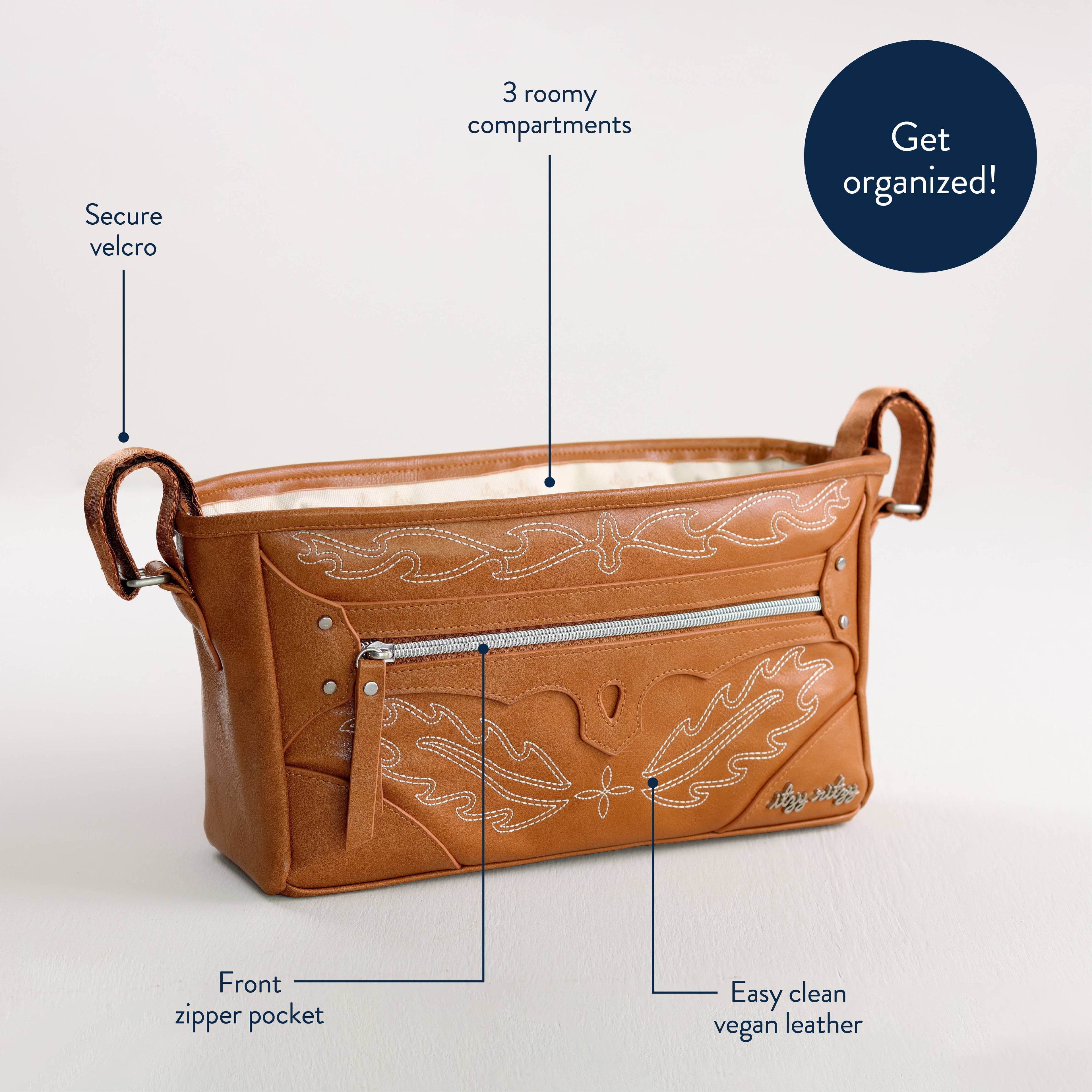 Nash Saddle Adjustable Travel Stroller + Wagon Caddy