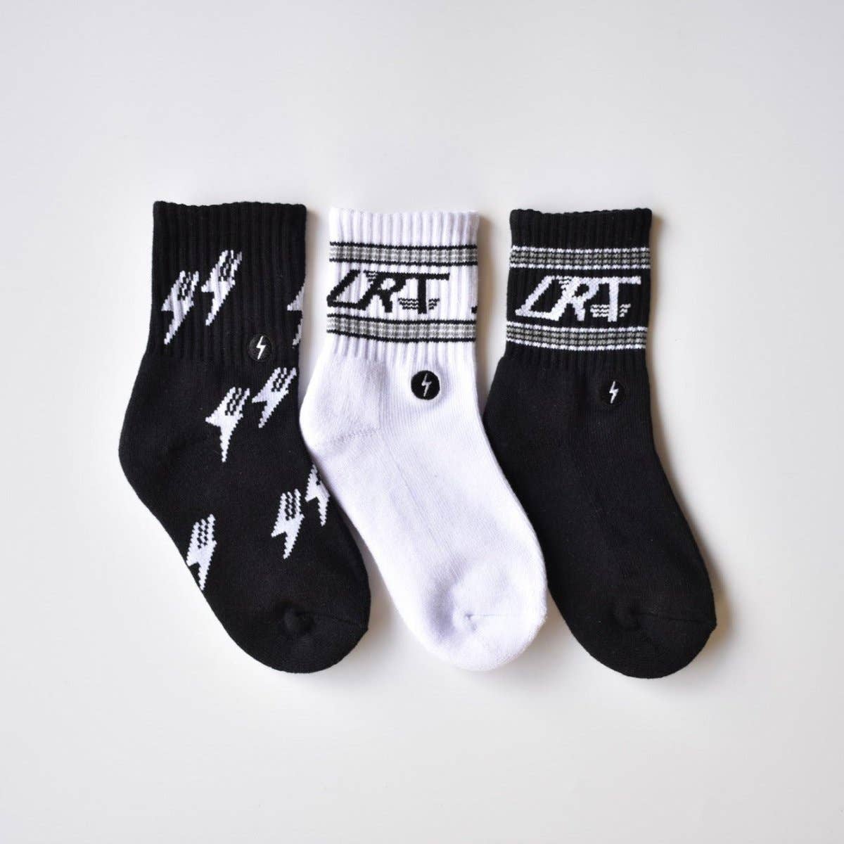 Boys Clothes 3-Pack Classic Rock Socks