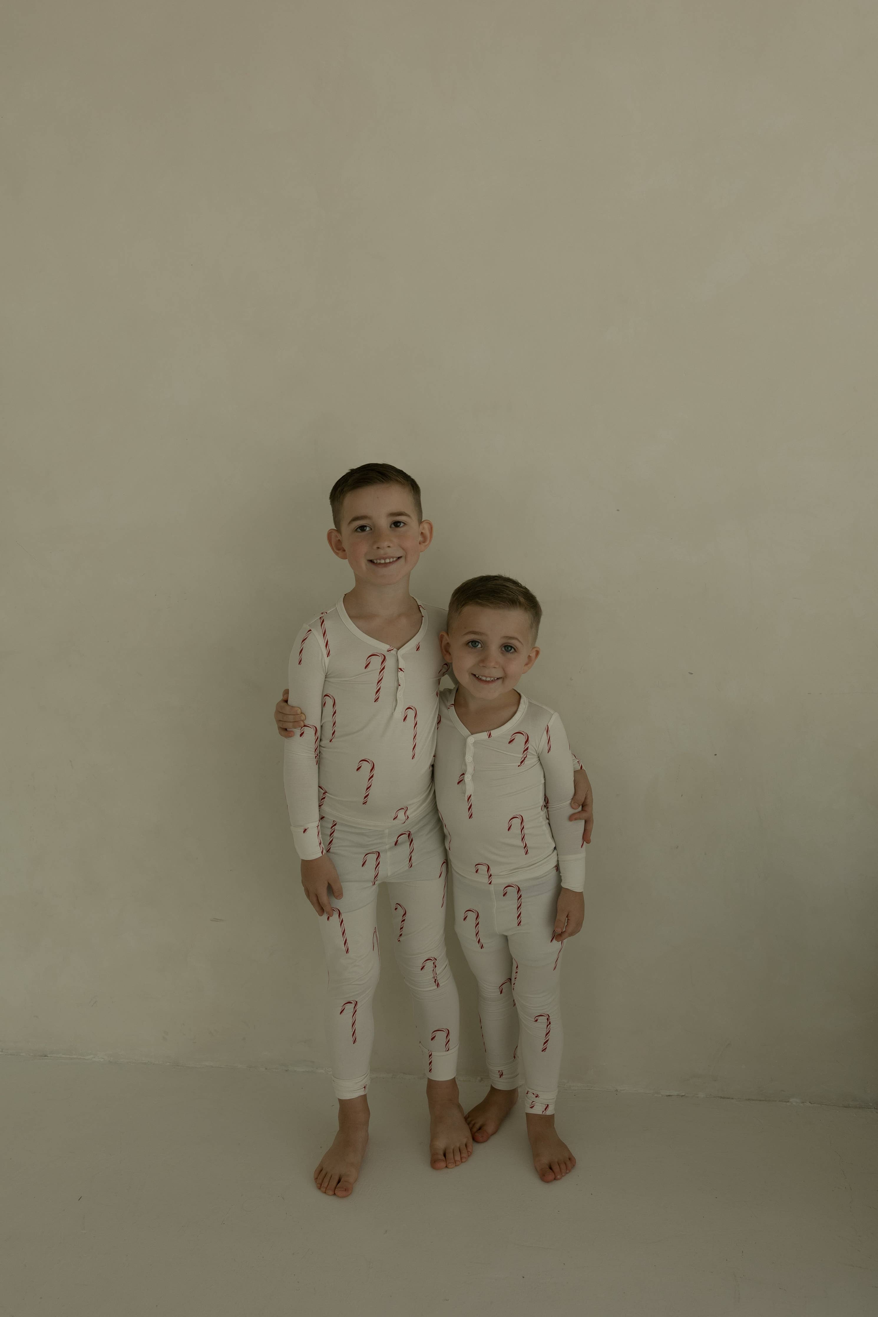 Bamboo Two Piece Pajamas | Candy Cane