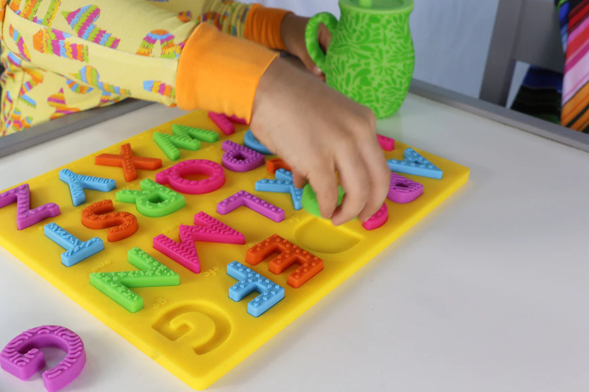 Spanish Alphabet Puzzle: Silicone