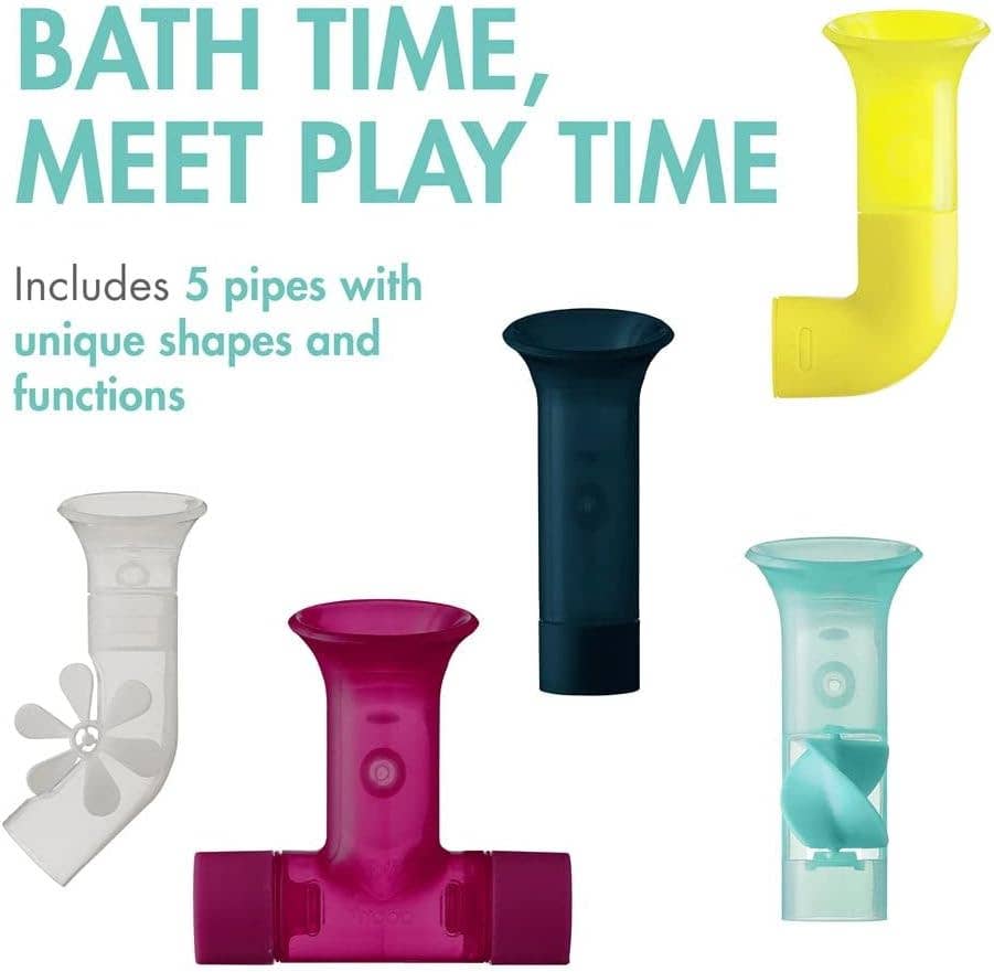 TOMY Boon Pipes Toddler Bath Toys - Bathtub Building Toys