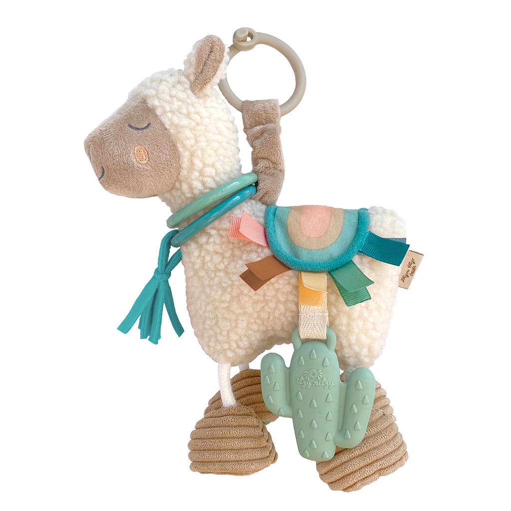 Itzy Friends Link & Love™ Activity Plush with Teether Toy - unicorn
