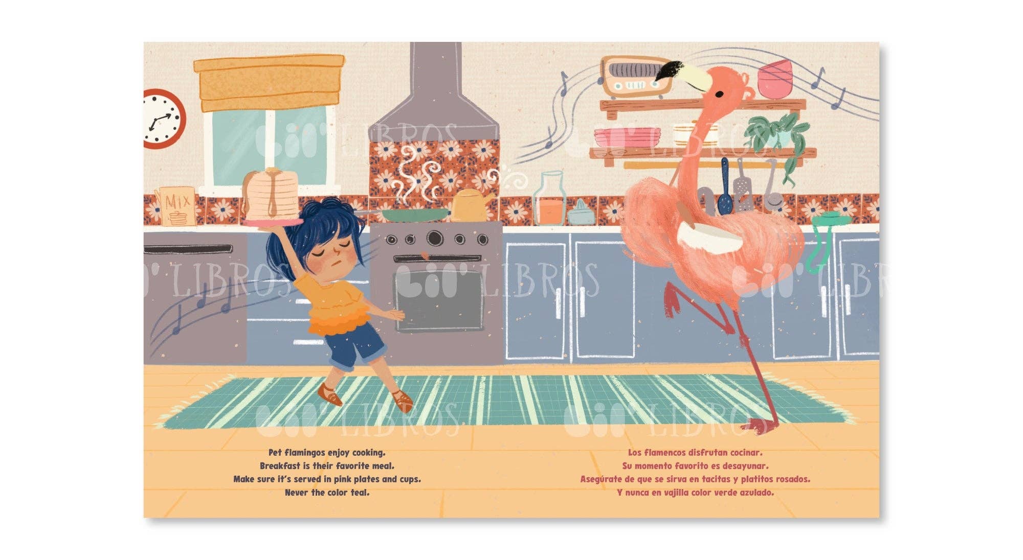 My Pet Flamingo (Bilingual: English and Spanish)