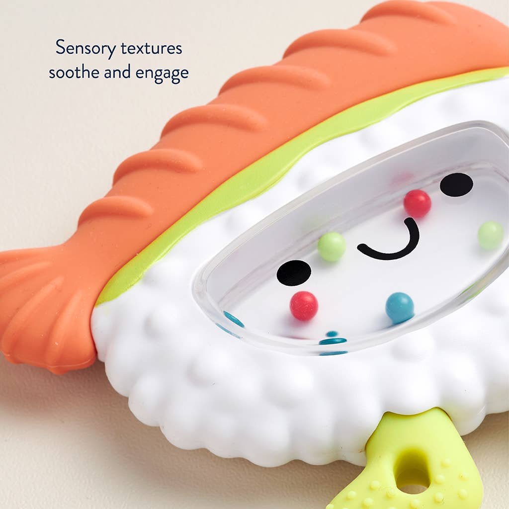Sushi Teething and Rattle Toy