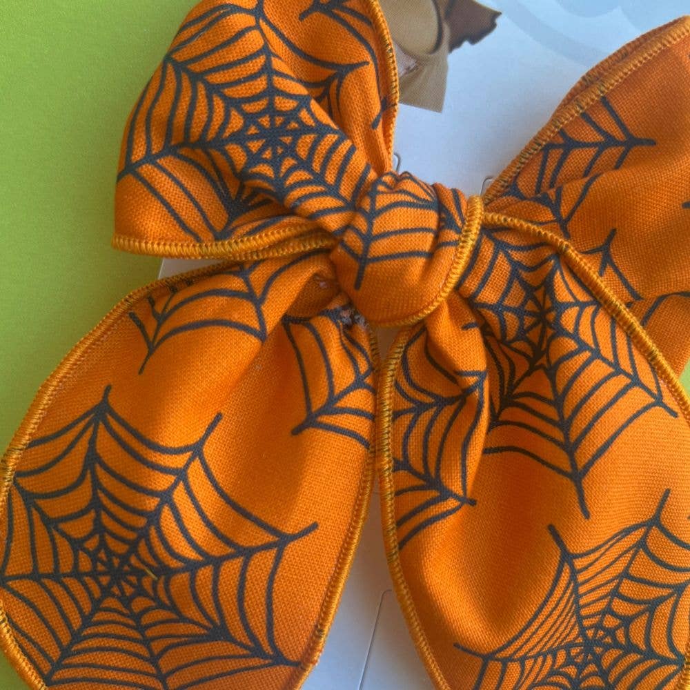 BELLE CLIP: Orange Web