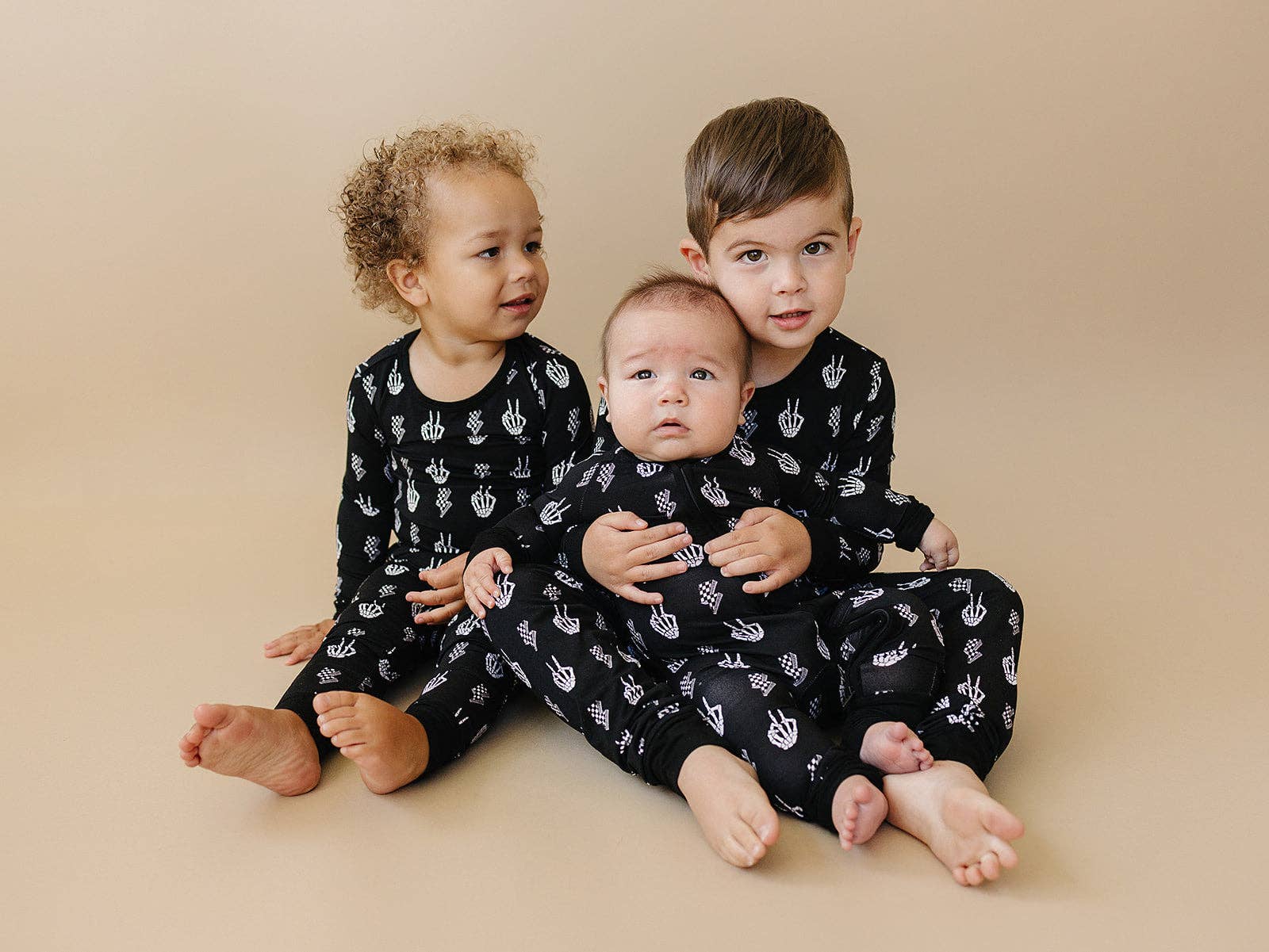 Halloween Bamboo Toddler & Kids Two Piece Set | Skelly Vibes