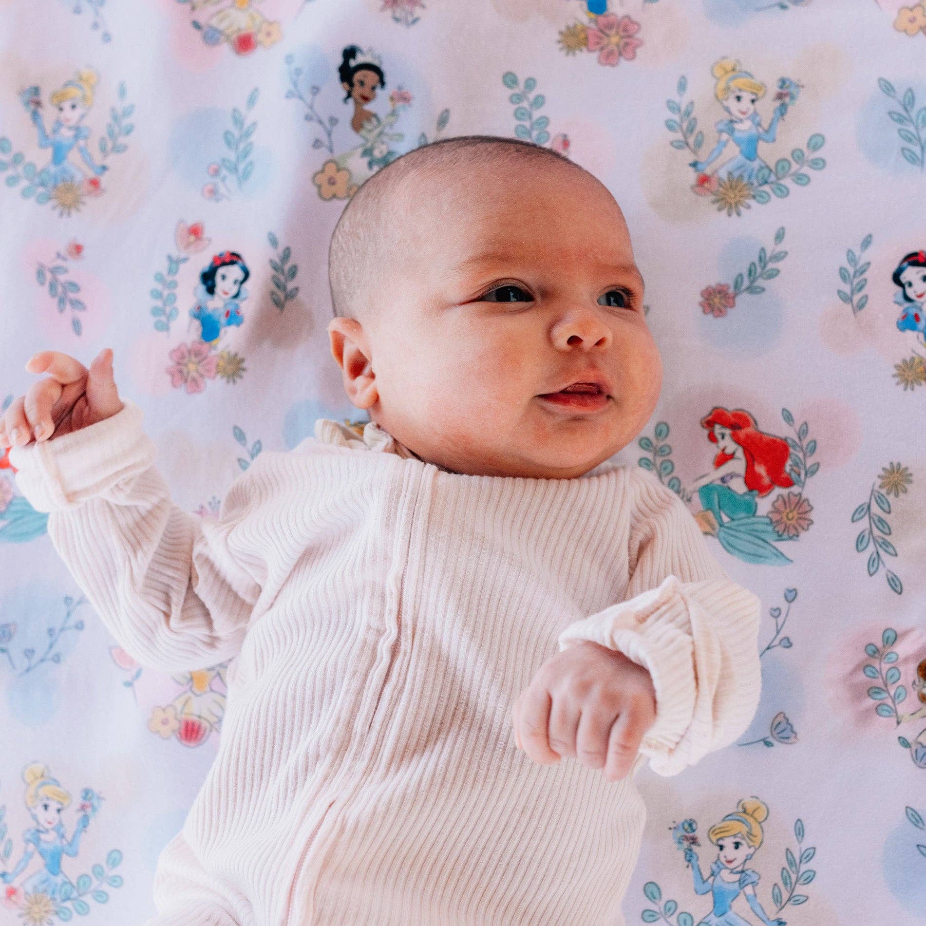 Disney Fairytale Friends Swaddle Receiving Baby Blanket