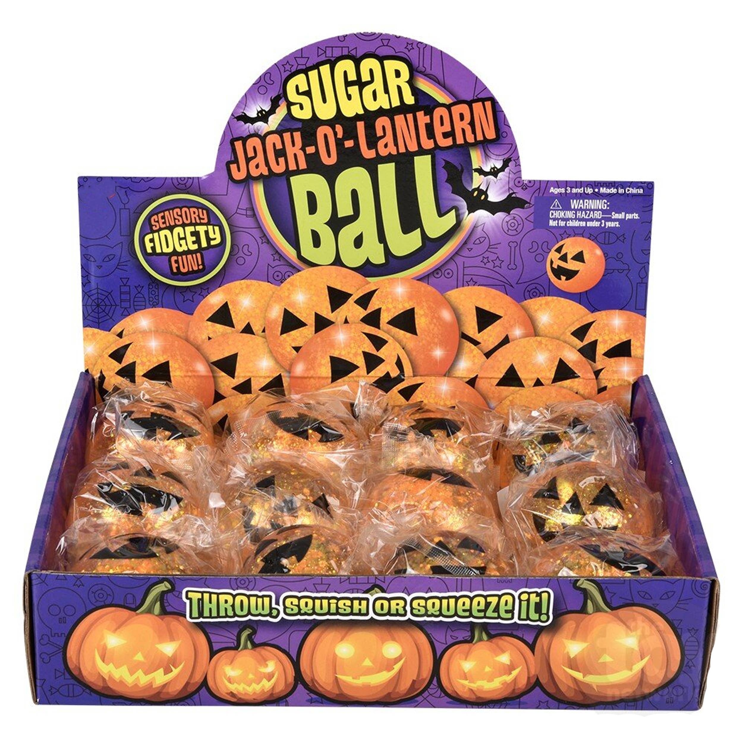 Jack O Lantern Squeezy Ball