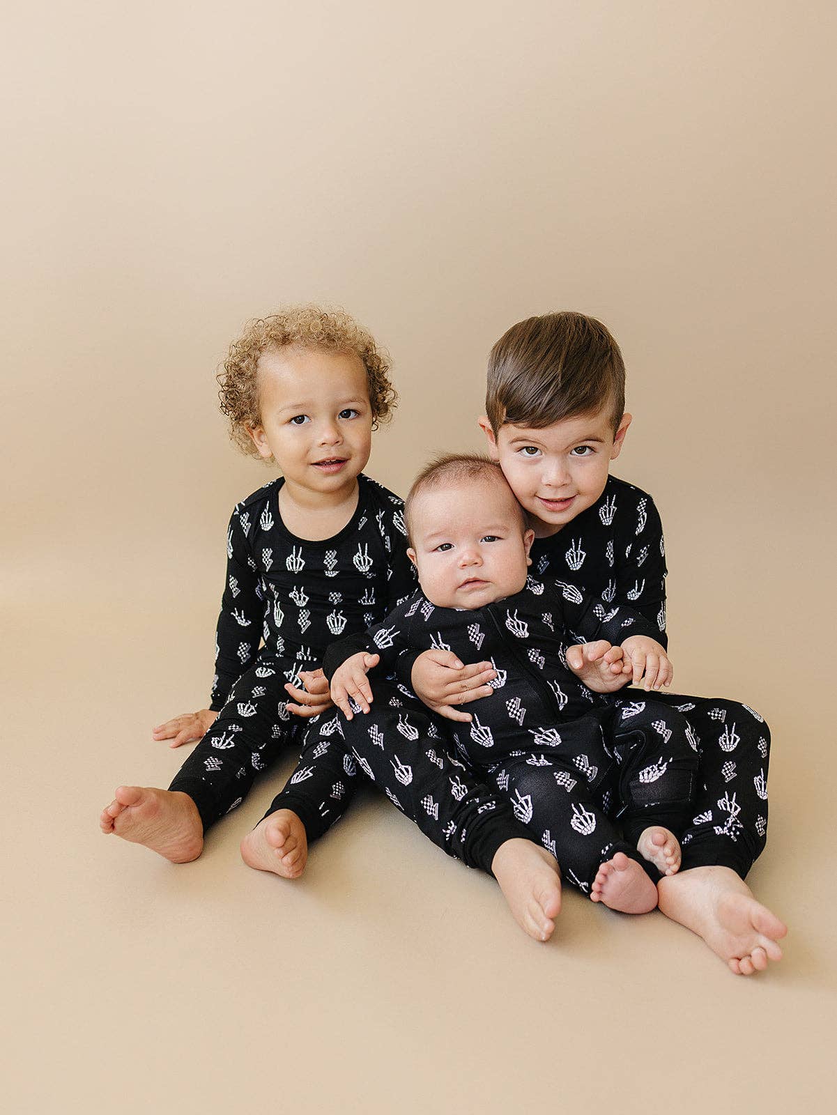 Halloween Bamboo Toddler & Kids Two Piece Set | Skelly Vibes