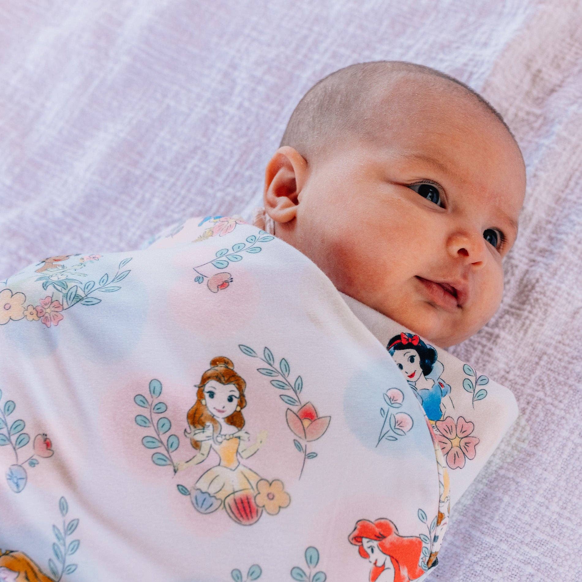Disney Fairytale Friends Swaddle Receiving Baby Blanket