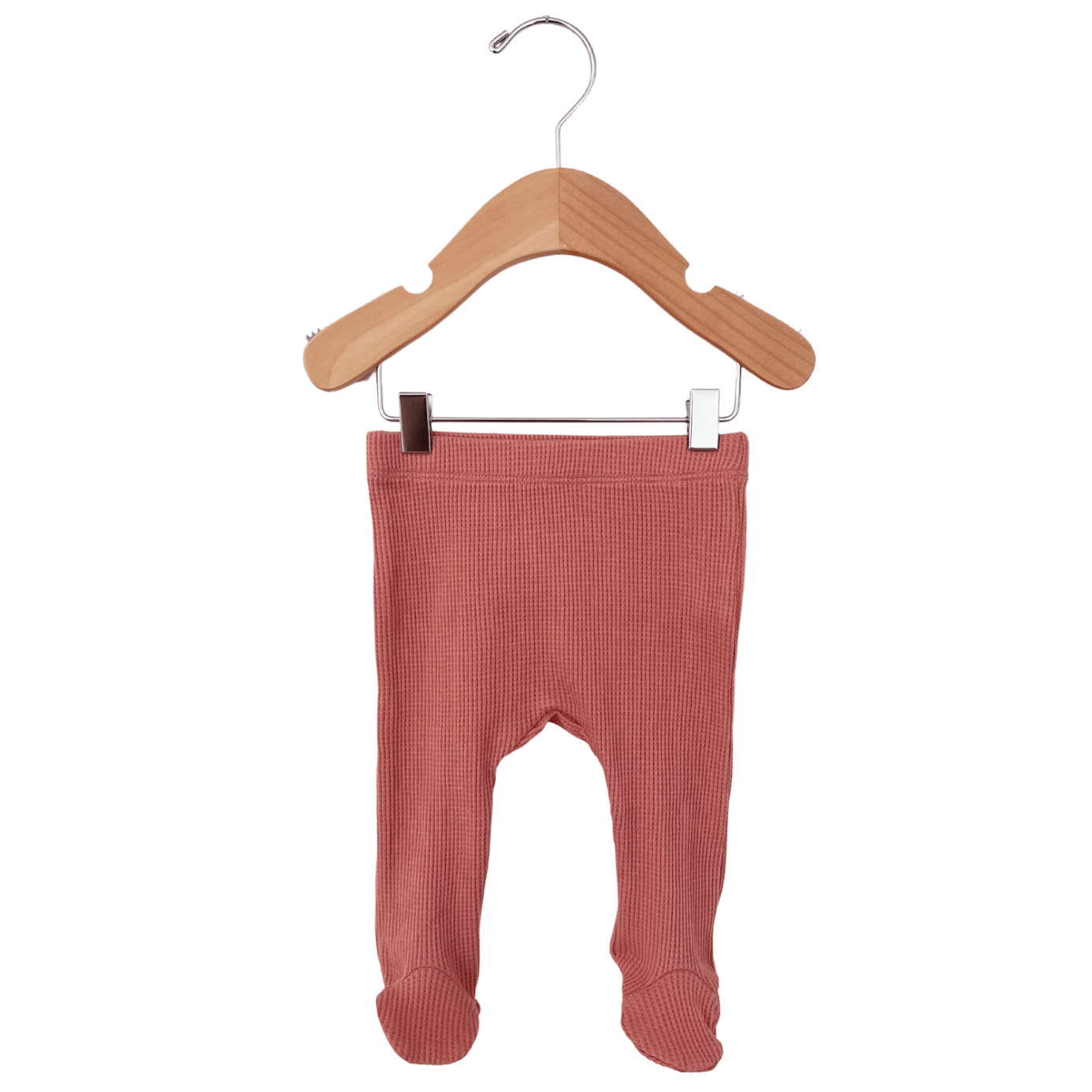 Organic Waffle Kimono & Pant Set — Rose