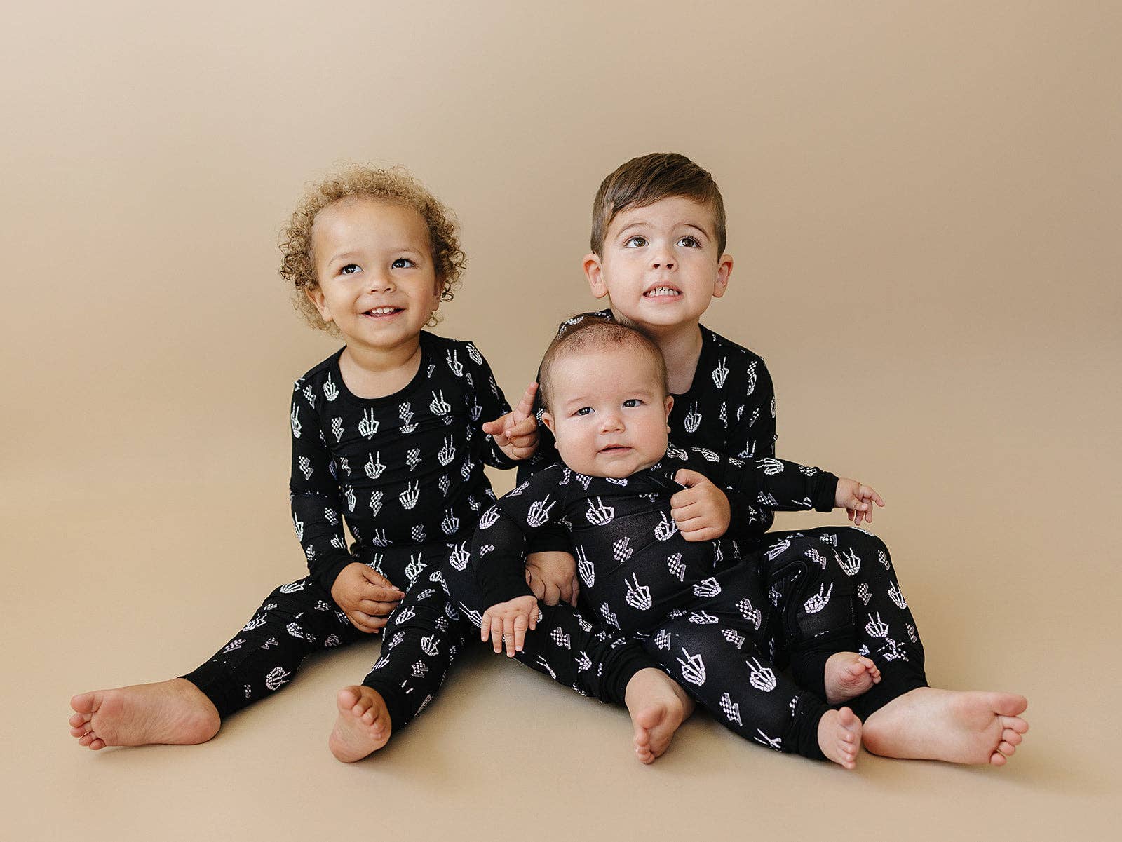 Halloween Bamboo Toddler & Kids Two Piece Set | Skelly Vibes