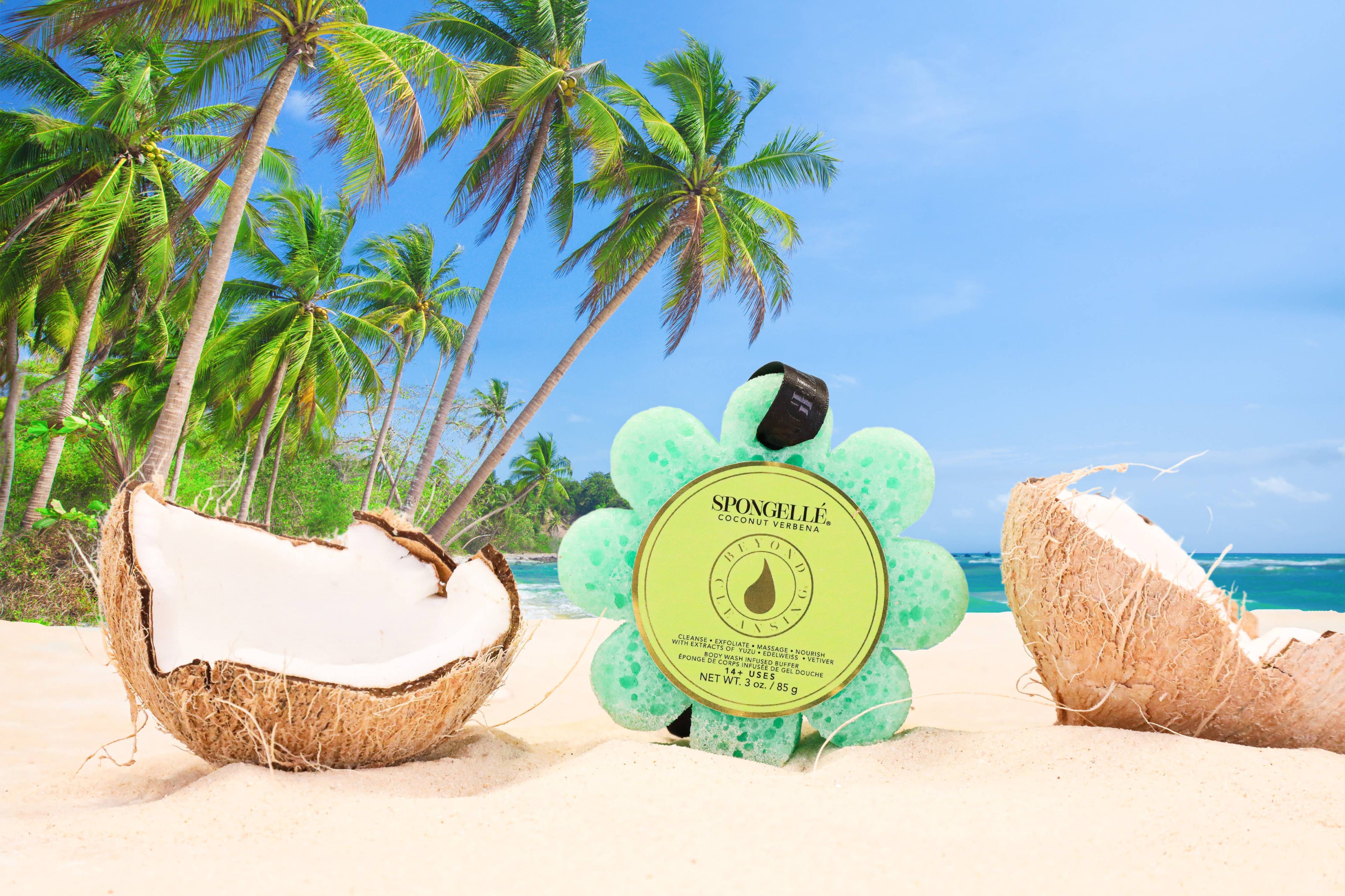 Coconut Verbena Wild Flower Soap Buffer