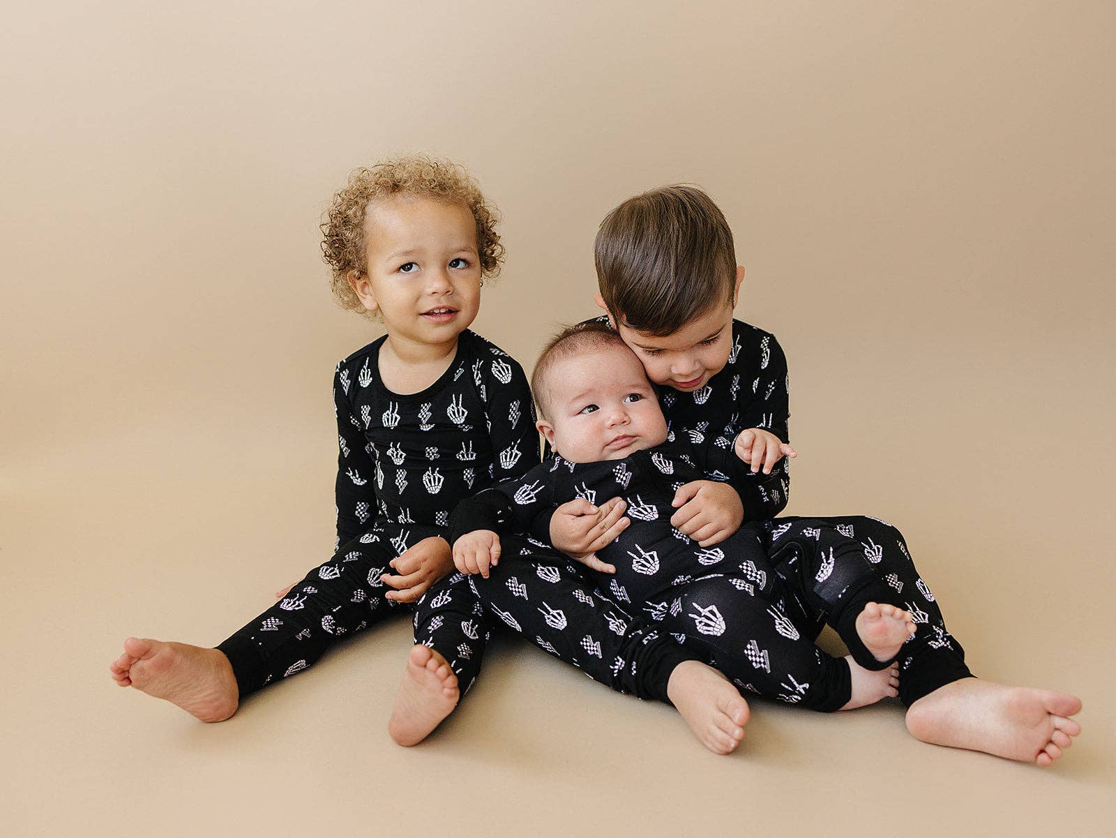 Halloween Bamboo Toddler & Kids Two Piece Set | Skelly Vibes