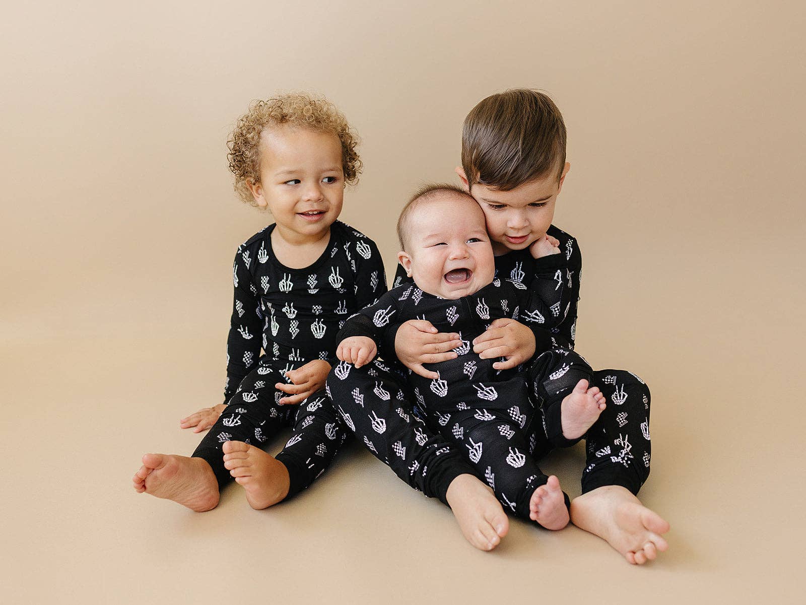 Halloween Bamboo Toddler & Kids Two Piece Set | Skelly Vibes