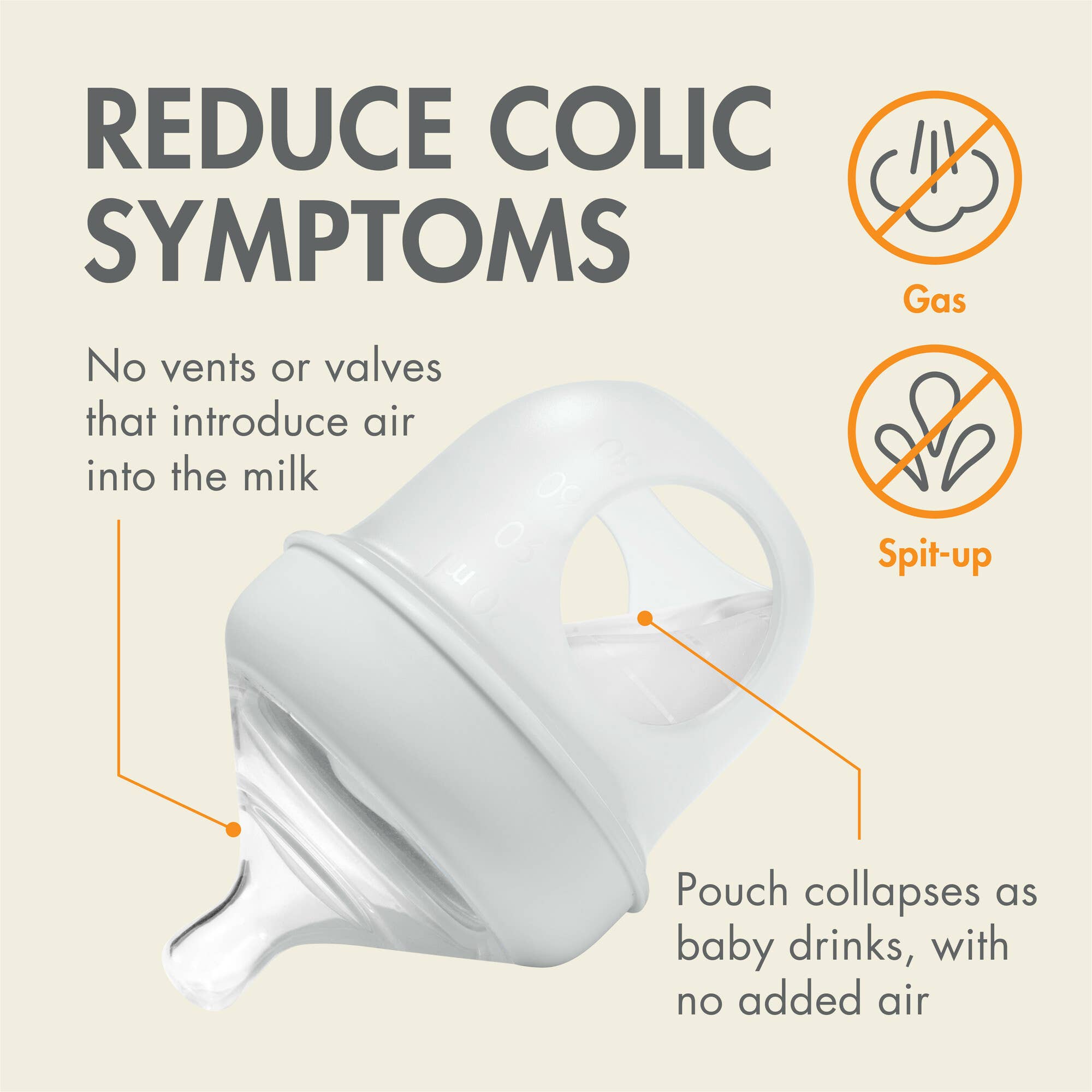 TOMY Boon Nursh Bottle - 3 Bottles Baby Feeding Bottle Set for Infants and Newborns