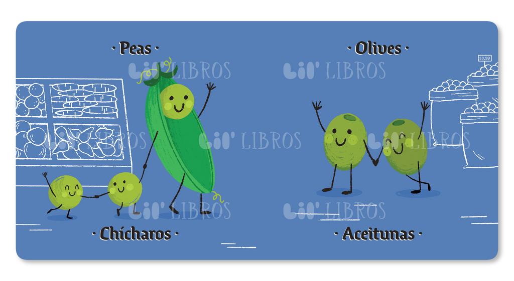 Vegetables That Are Fruits (Bilingual English and Spanish)
