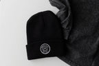Black Smiley Daze Beanie: Toddler
