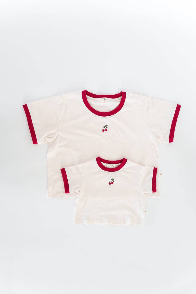 Cherry Cropped Tee