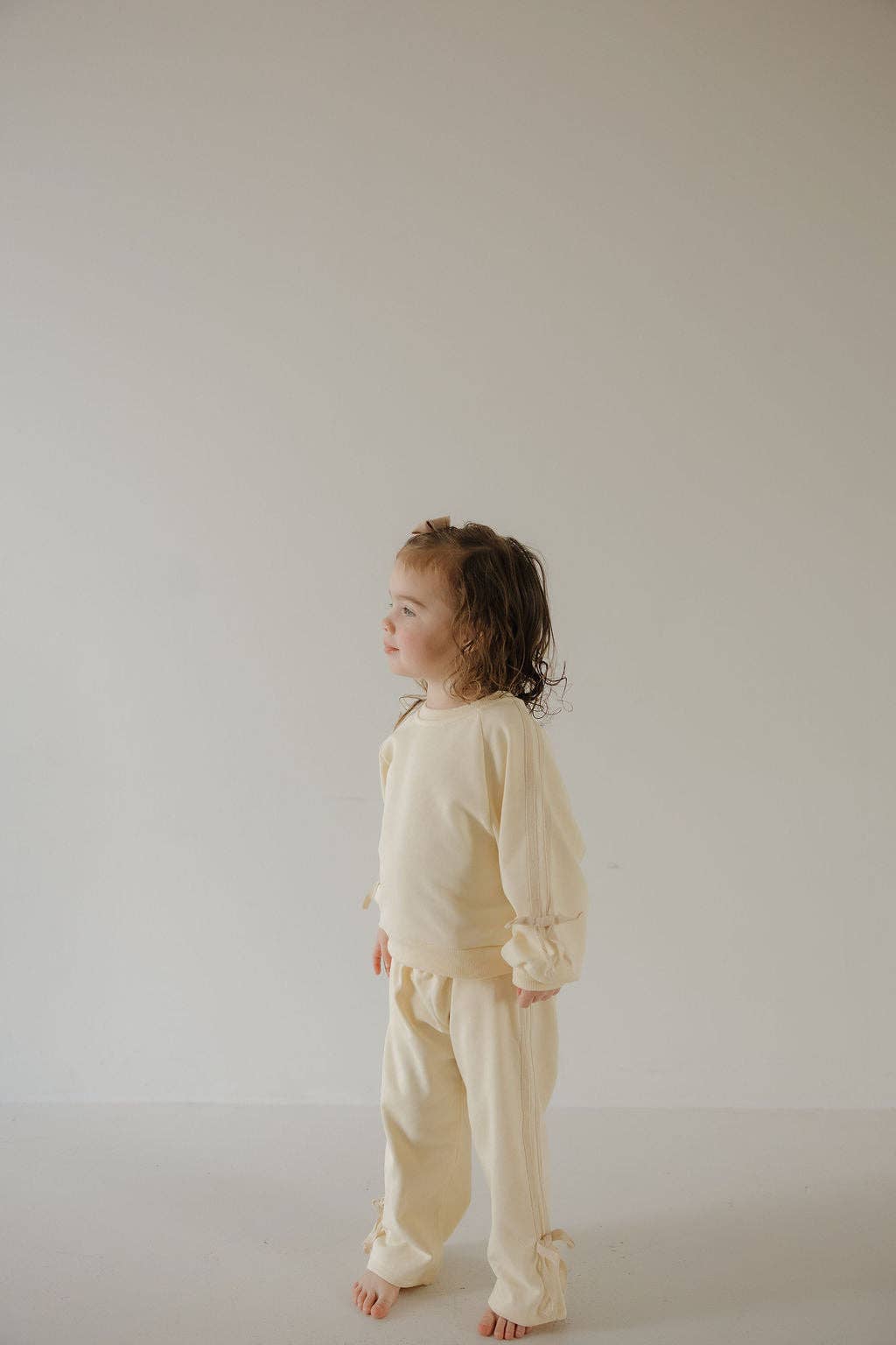 Child's Sweat Set | Buttercream Bows