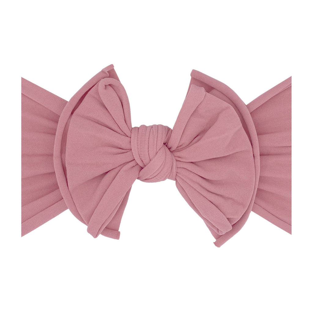 Baby Bling® FAB-BOW-LOUS® soft nylon bow headband: Pink