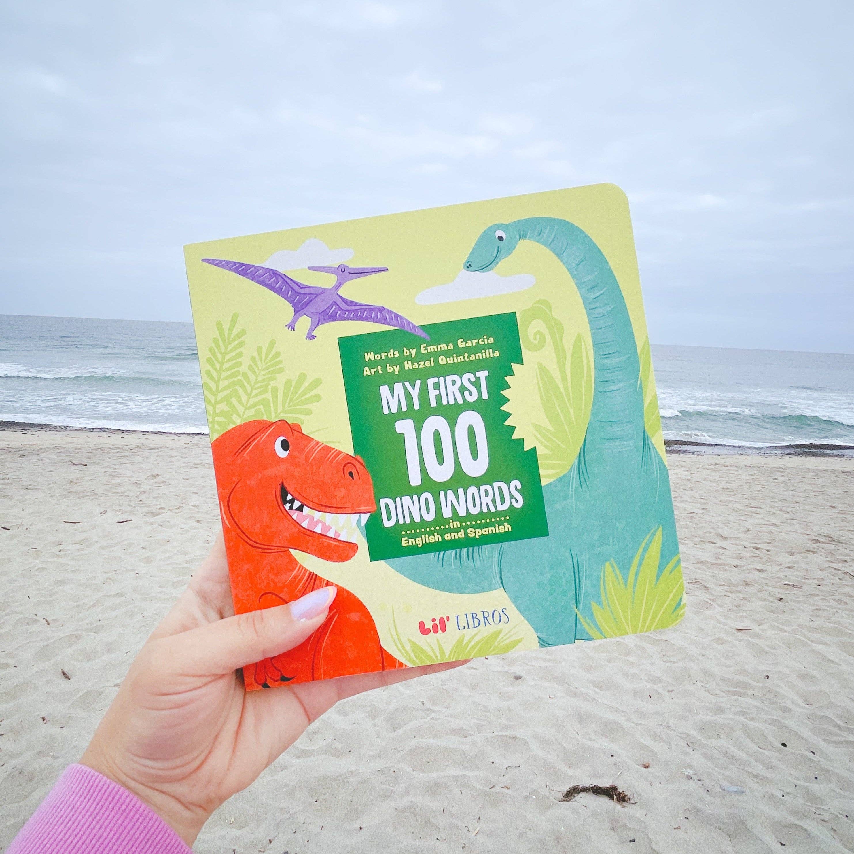 My First 100 Dino Words in English and Spanish (Bilingual English and Spanish)